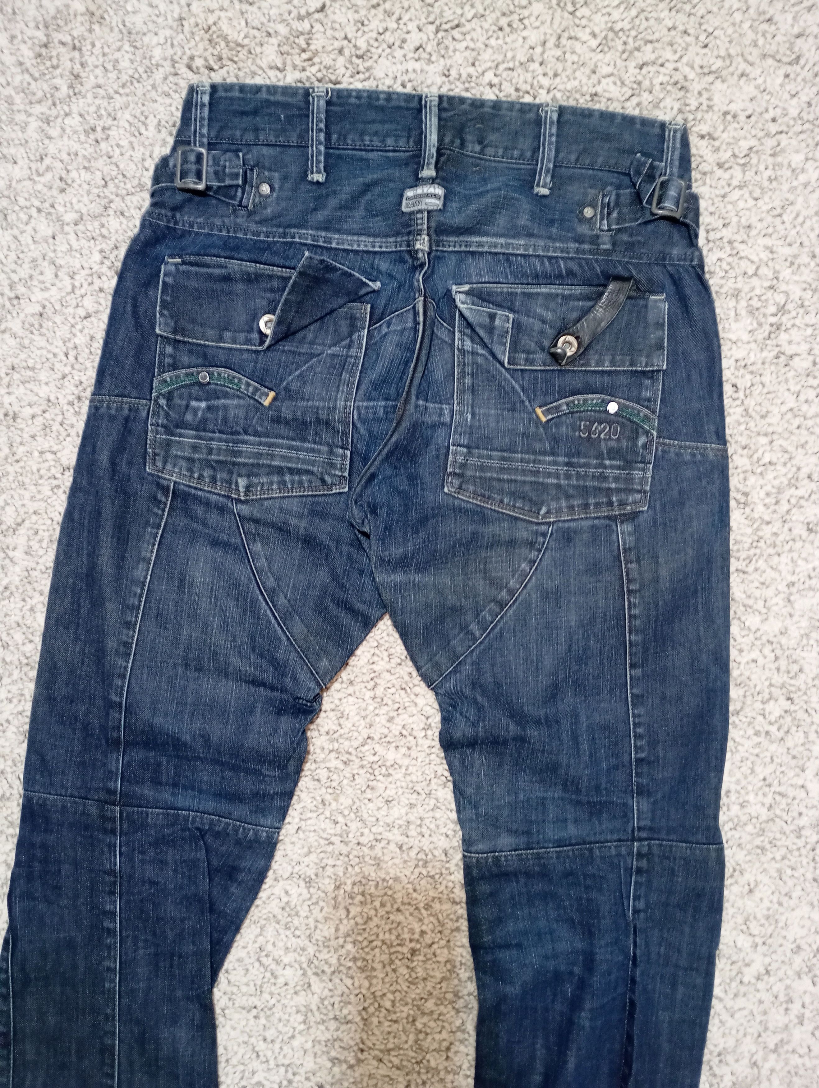 G-Star G Star Raw Vintage Mens Denim Pants Double Knee Jeans Size US 31 - 4 Thumbnail