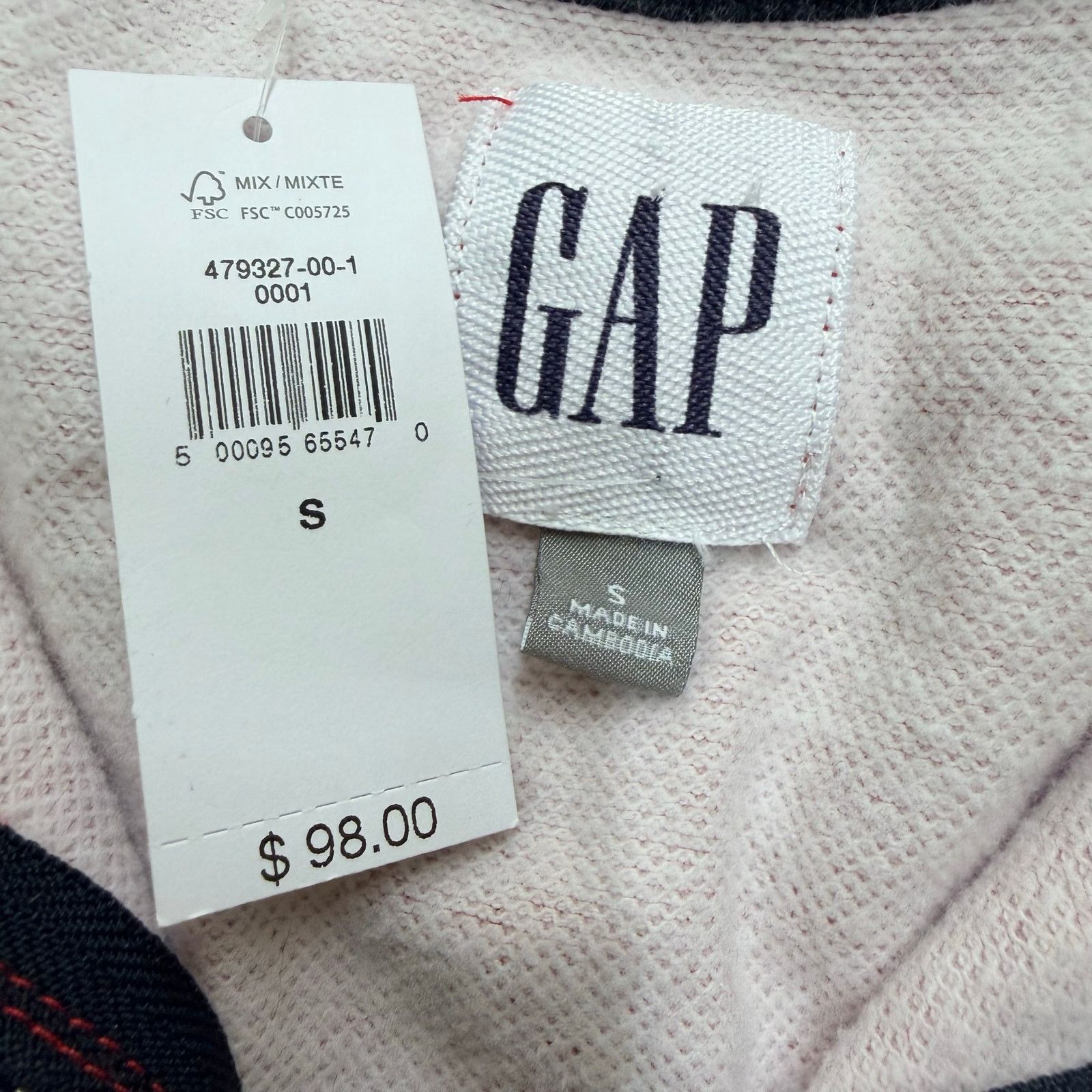 Gap Archive Pique Half-Zip Pullover Size US S / EU 44-46 / 1 - 4 Thumbnail