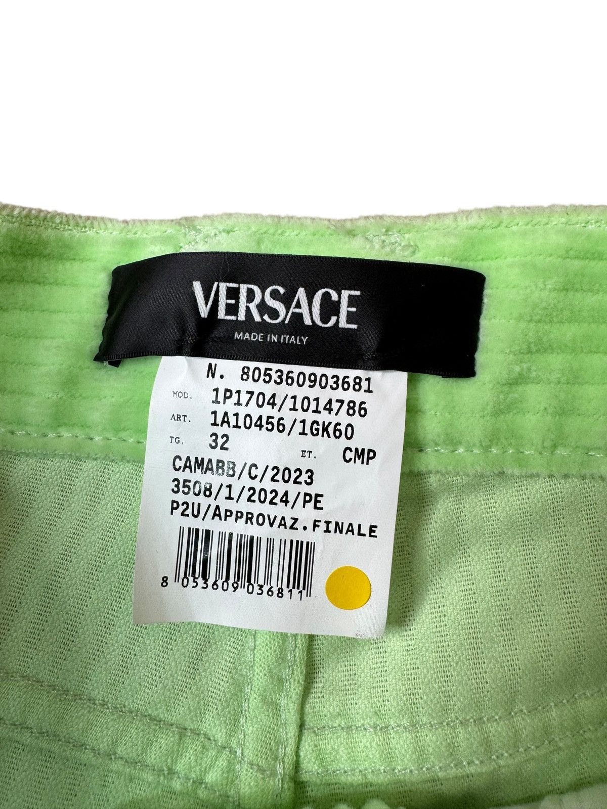 Versace Versace Green Corduroy Jacket & Pants Set Size 38R - 15 Thumbnail