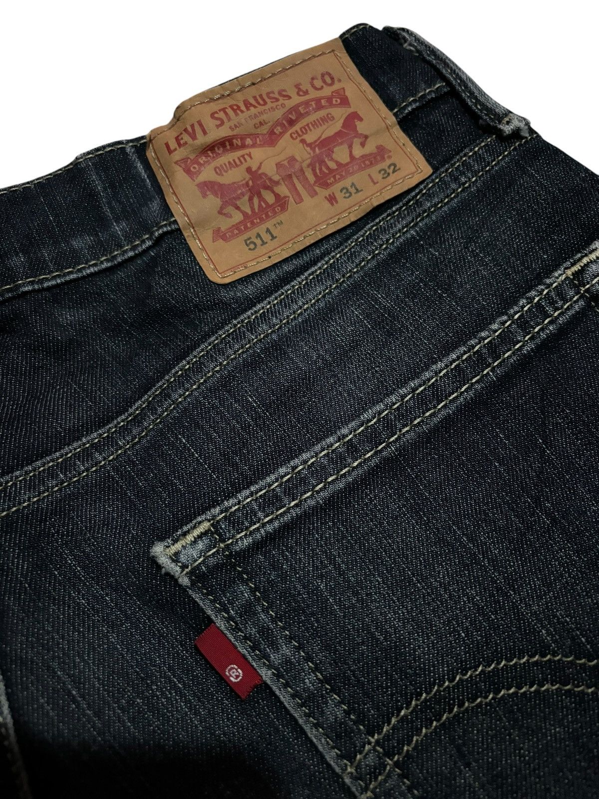 Levi's × Vintage Y2k Vintage Levi’s Lot 511 Faded Straight Cut Jeans Size US 31 - 8 Thumbnail