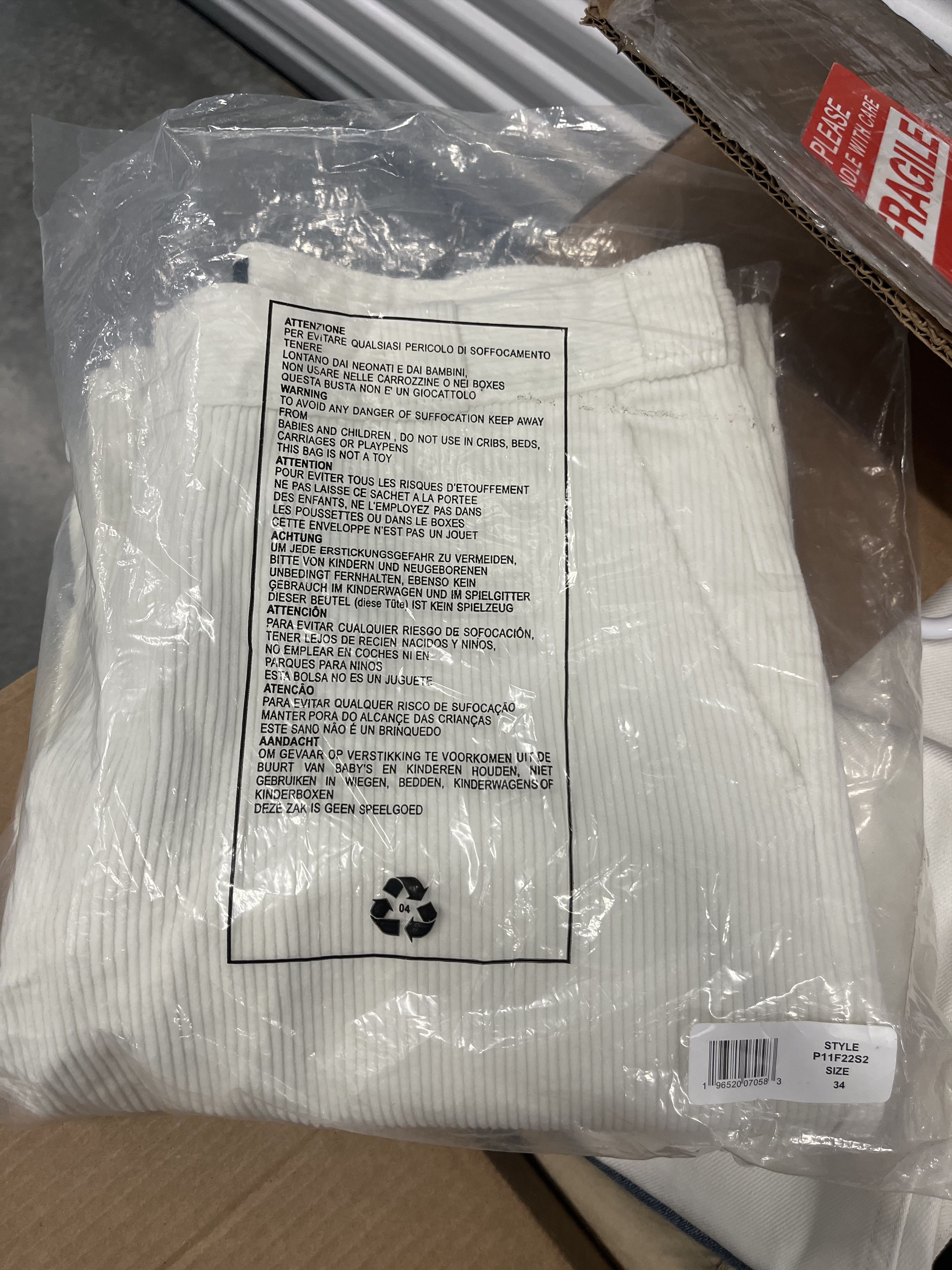 Dickies × Supreme Supreme x Dickies Double knee Corduroy Work Pant 34 White Size US 34 / EU 50 - 10 Thumbnail