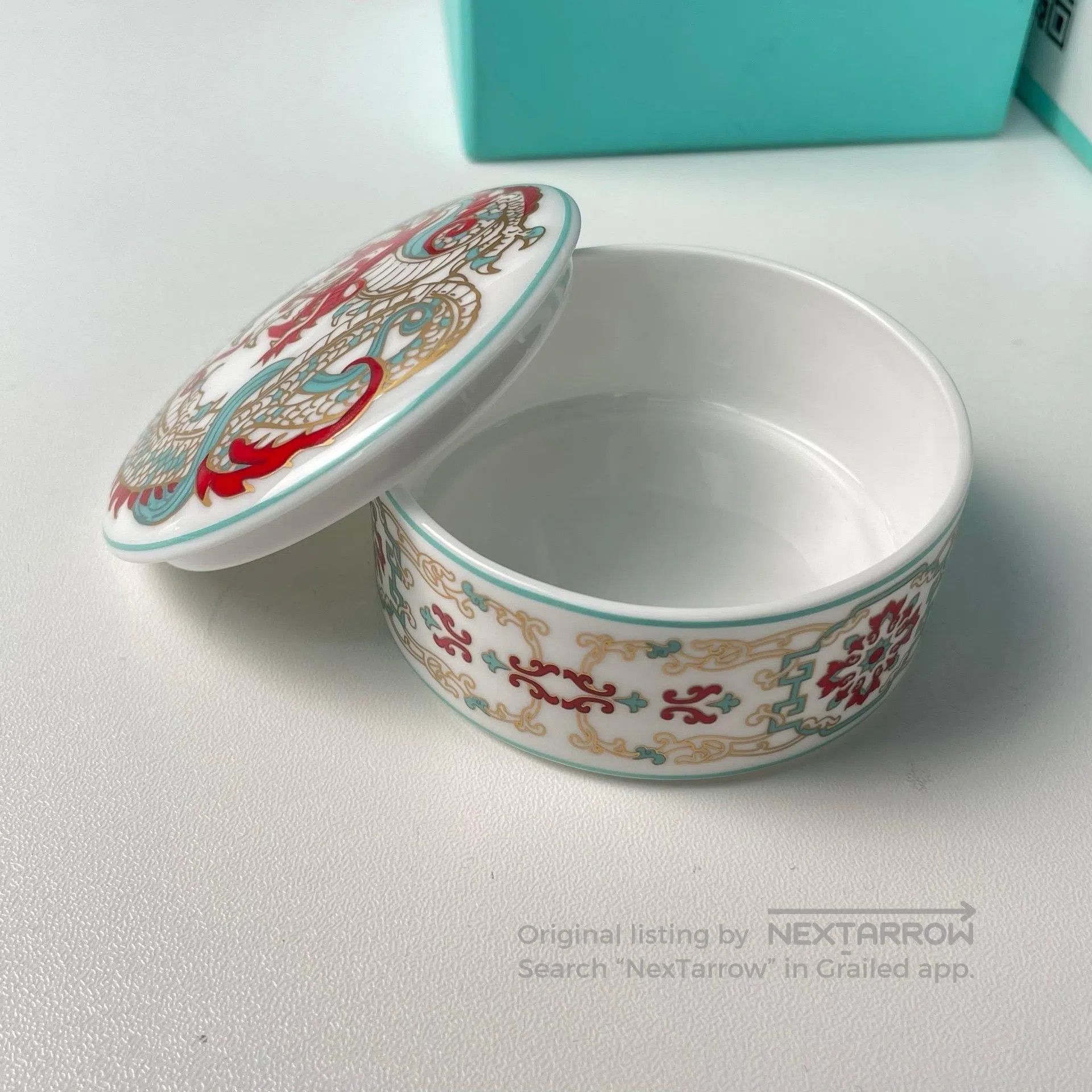 Tiffany & Co. Tiffany & Co. Dragon-patterned ceramic jewelry jar| Size ONE SIZE - 3 Thumbnail