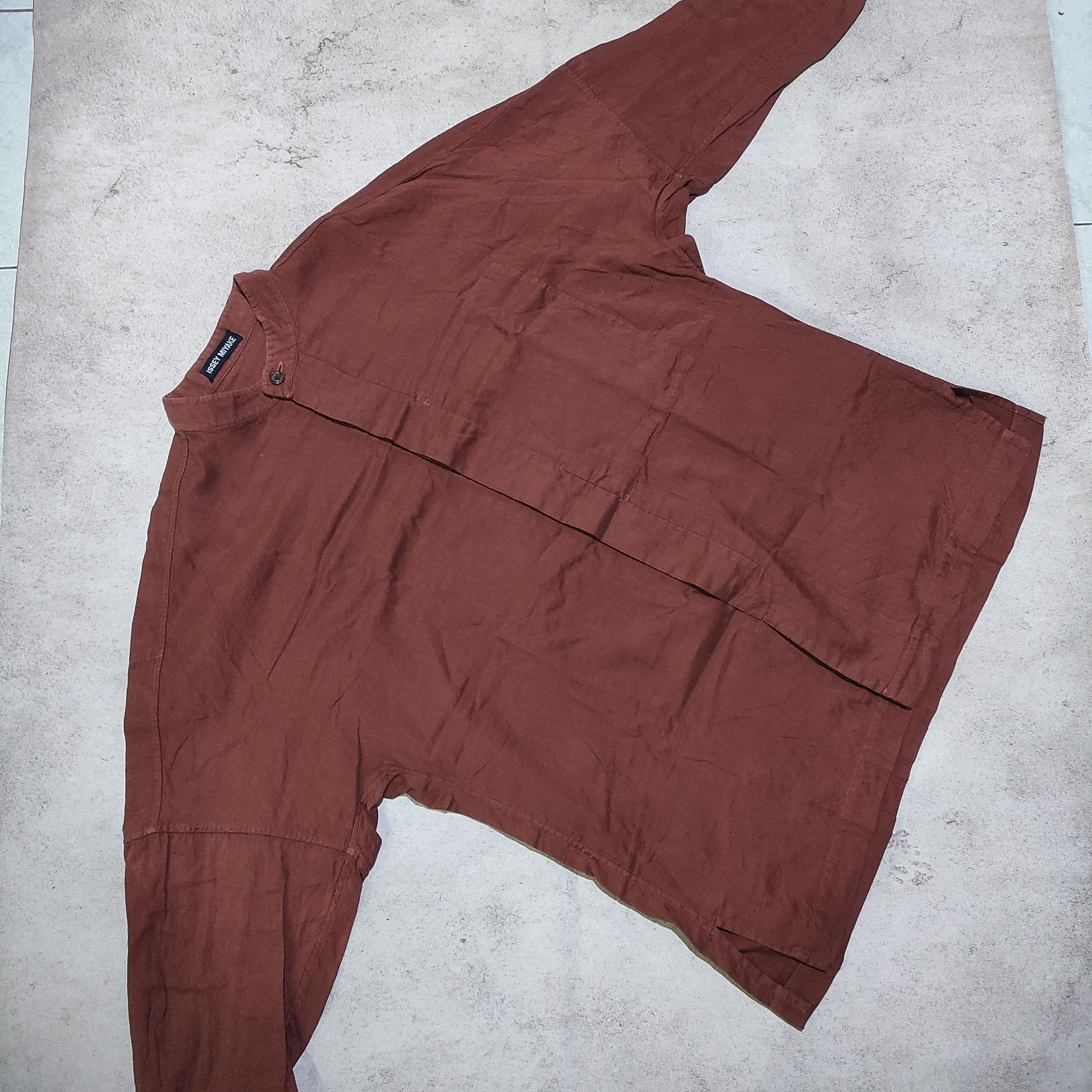 Designer × Issey Miyake × Japanese Brand Issey Miyake Long Shirt Japanese brand archive Size US L / EU 52-54 / 3 - 7 Thumbnail