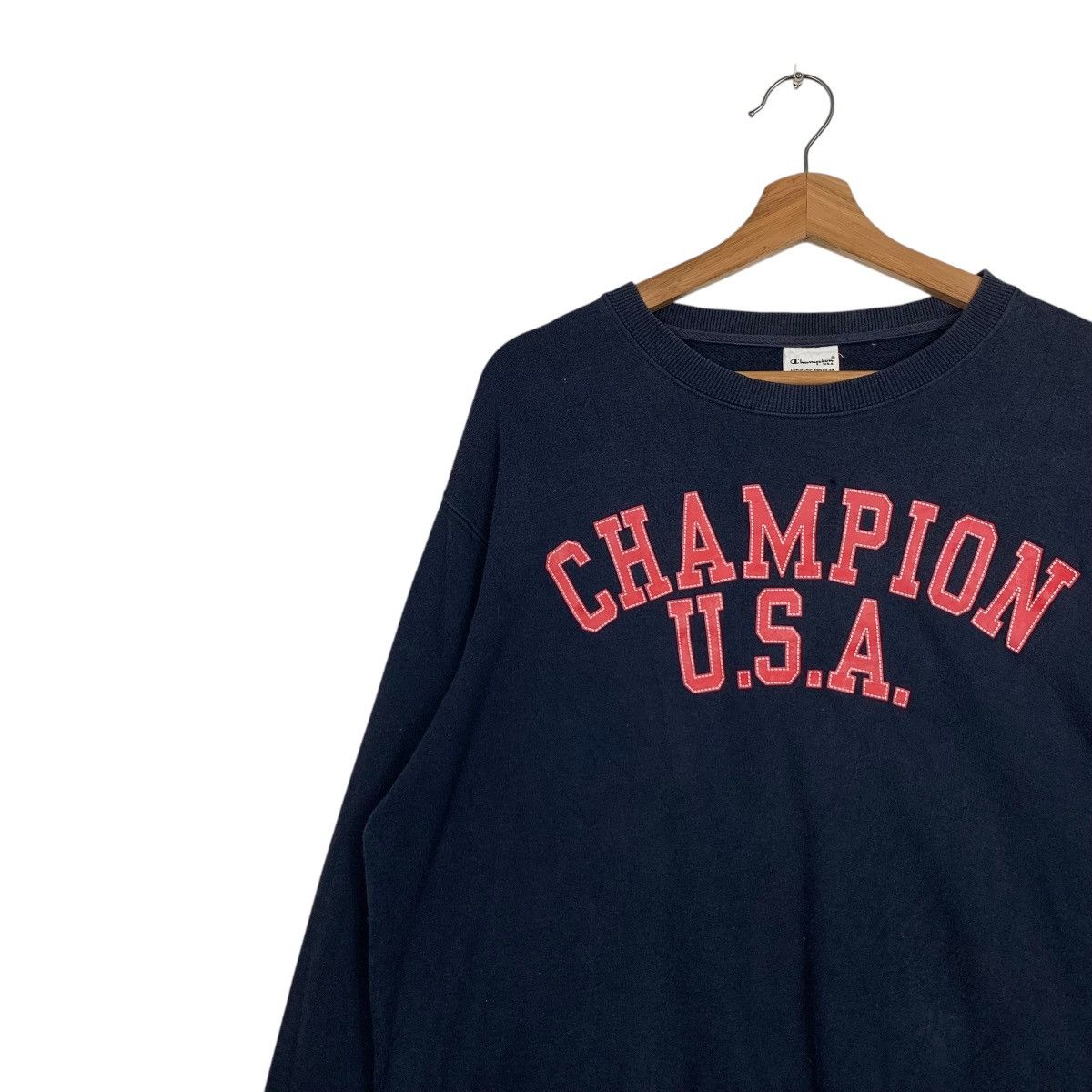 Champion CHAMPION USA Big Logo Crewneck Sweatshirt #1581-C71 Size US L / EU 52-54 / 3 - 6 Thumbnail
