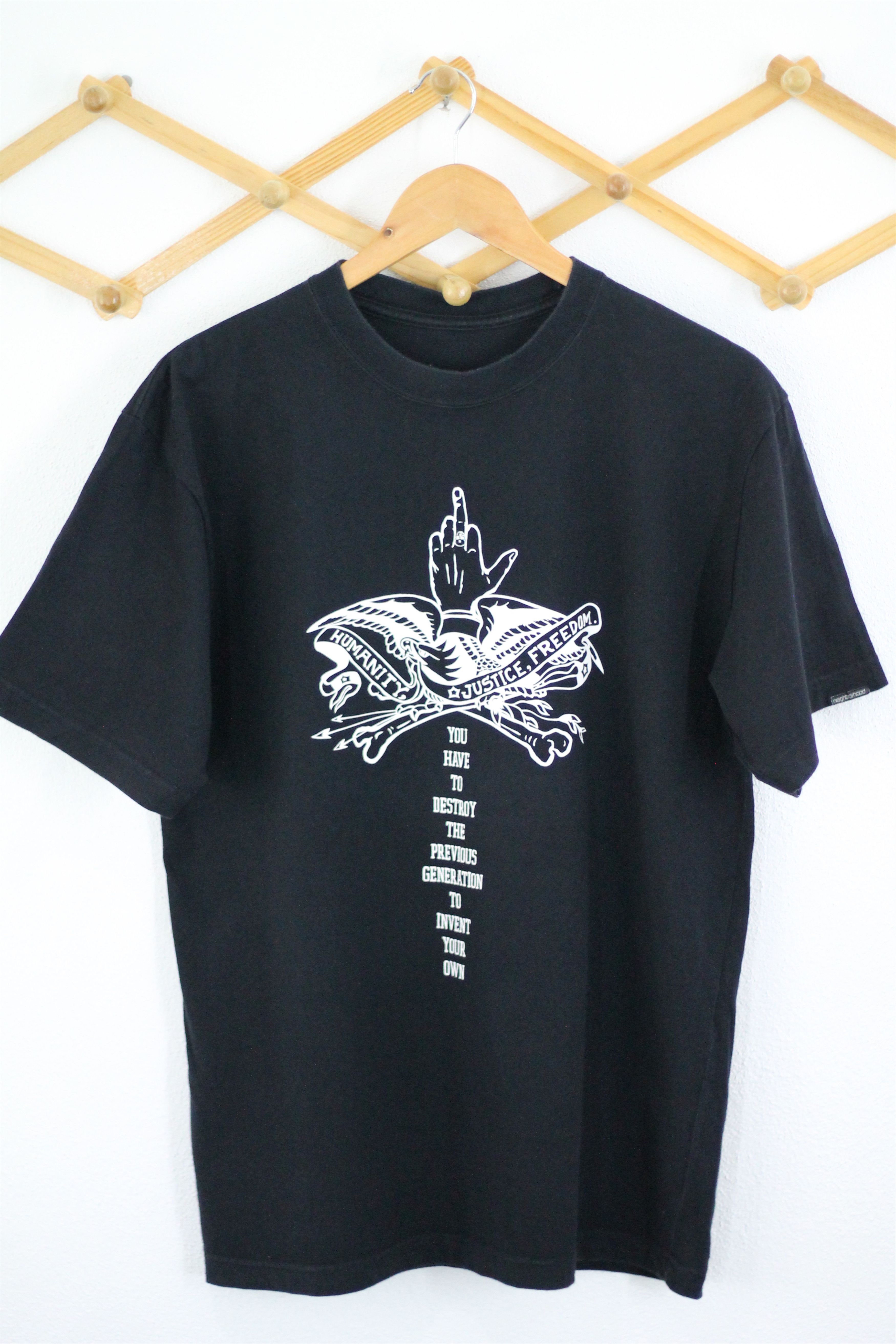 image of Neighborhood Fight Alone Mens Nonno Limited Edition in Black (Size Medium)