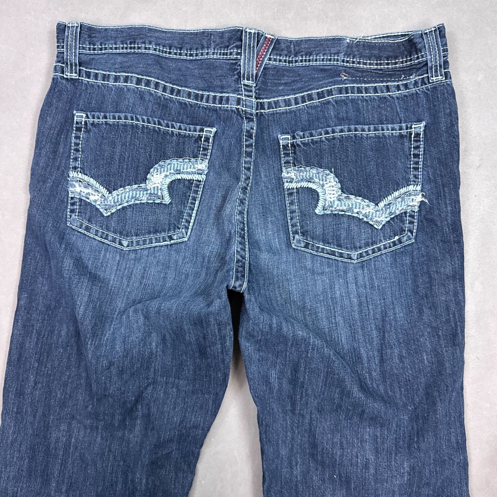 Vintage BIG STAR Jeans Mens Bootcut 40x30 Blue Pioneer Denin Five-Pocket Regular 30 Inseam Medium Wash Men Size US 40 / EU 56 - 5 Thumbnail