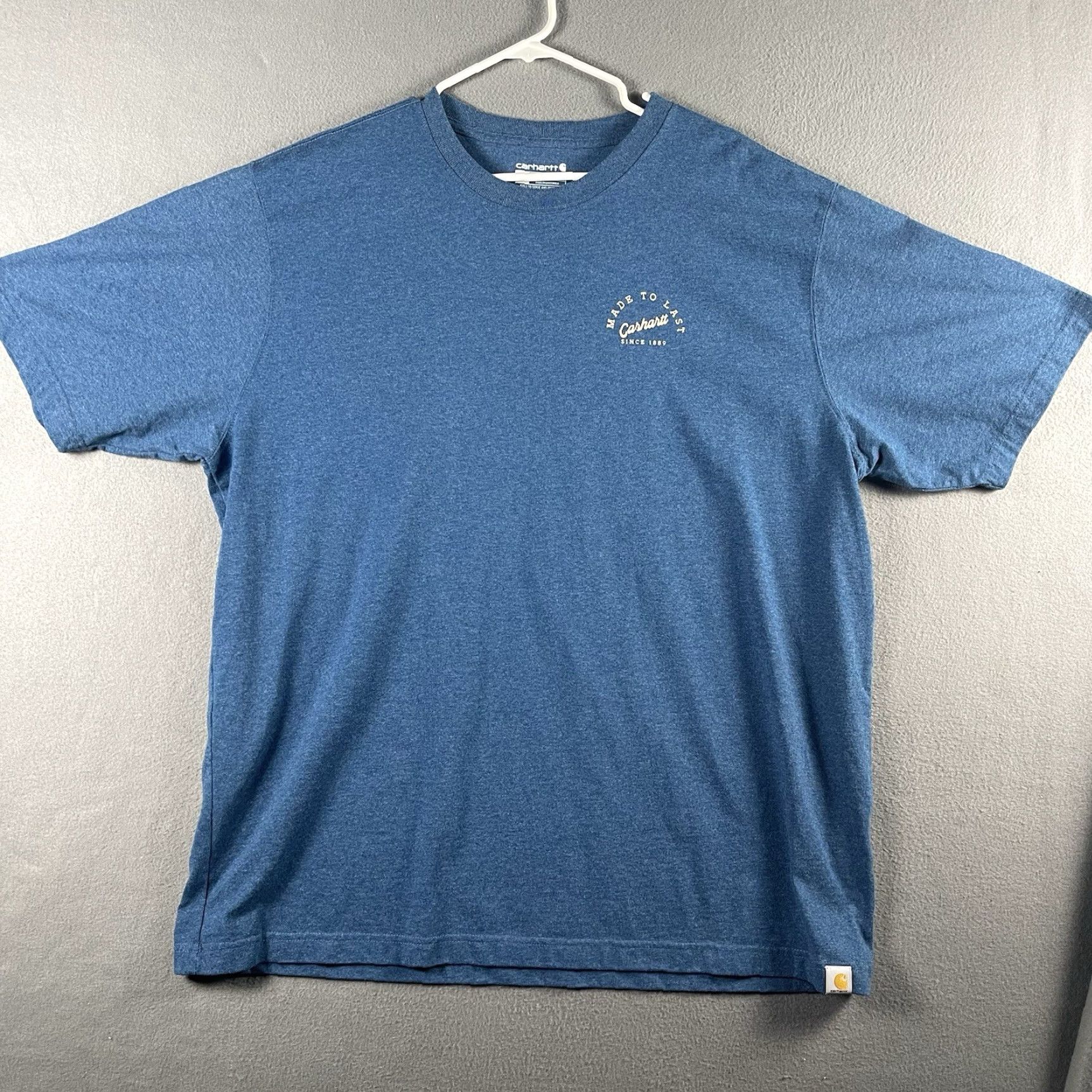 Carhartt Carhartt Made To Last T Shirt XL Indigo Blue Loose Fit Anvil Graphic TK-6153-M Mens Shirts Size US XL / EU 56 / 4 - 2 Thumbnail