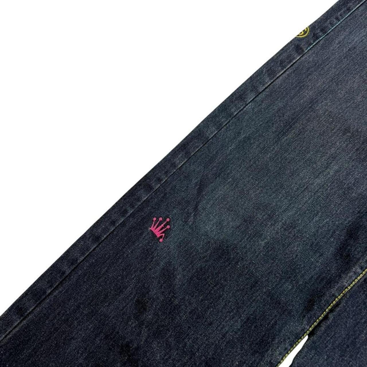 Stussy Vintage 2000s Stussy Embroidered Jeans - Waist: 34” Size US 34 / EU 50 - 5 Thumbnail