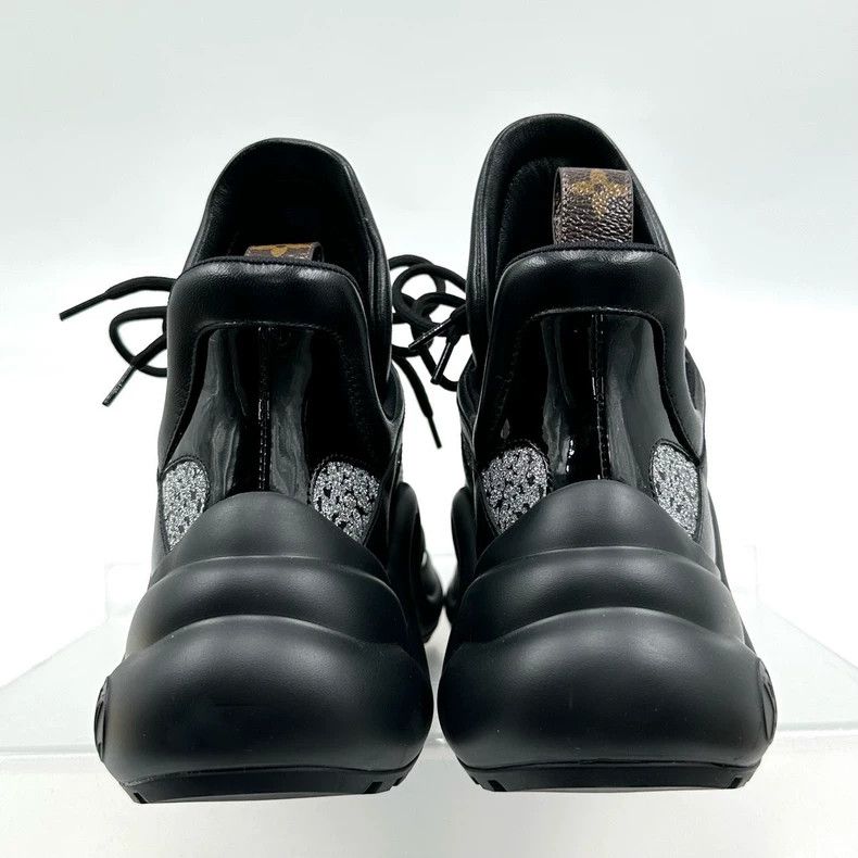 Louis Vuitton Louis Vuitton Black Gypsophila Arch Dad Shoes Size US 5 / IT 35 - 5 Thumbnail