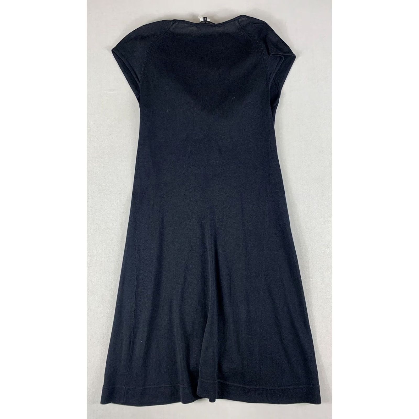 Nanette Lepore Nanette Lepore Womens Small Black Macramé Trim Pullover Dress Size S / US 4 / IT 40 - 4 Thumbnail