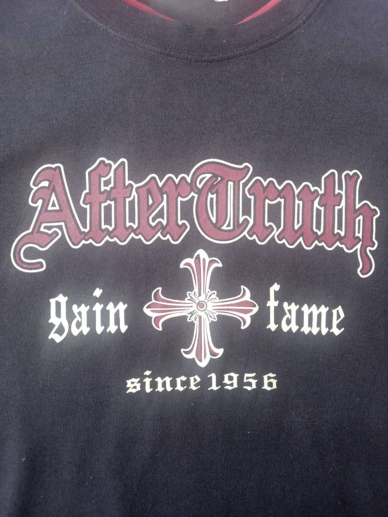 Vintage double layer after truth gain fame 1956 Religion Cross Size US L / EU 52-54 / 3 - 3 Thumbnail