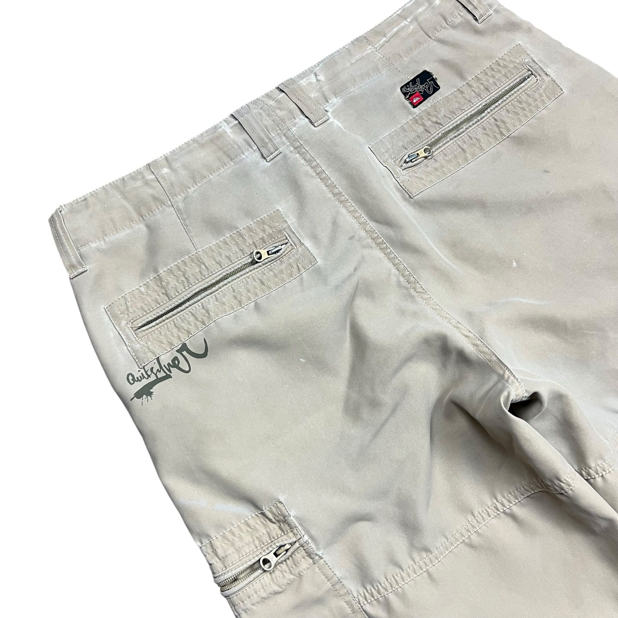 Quicksilver Vintage Y2K Quiksilver Cargo Surf Shorts - 34” Size US 34 / EU 50 - 8 Thumbnail
