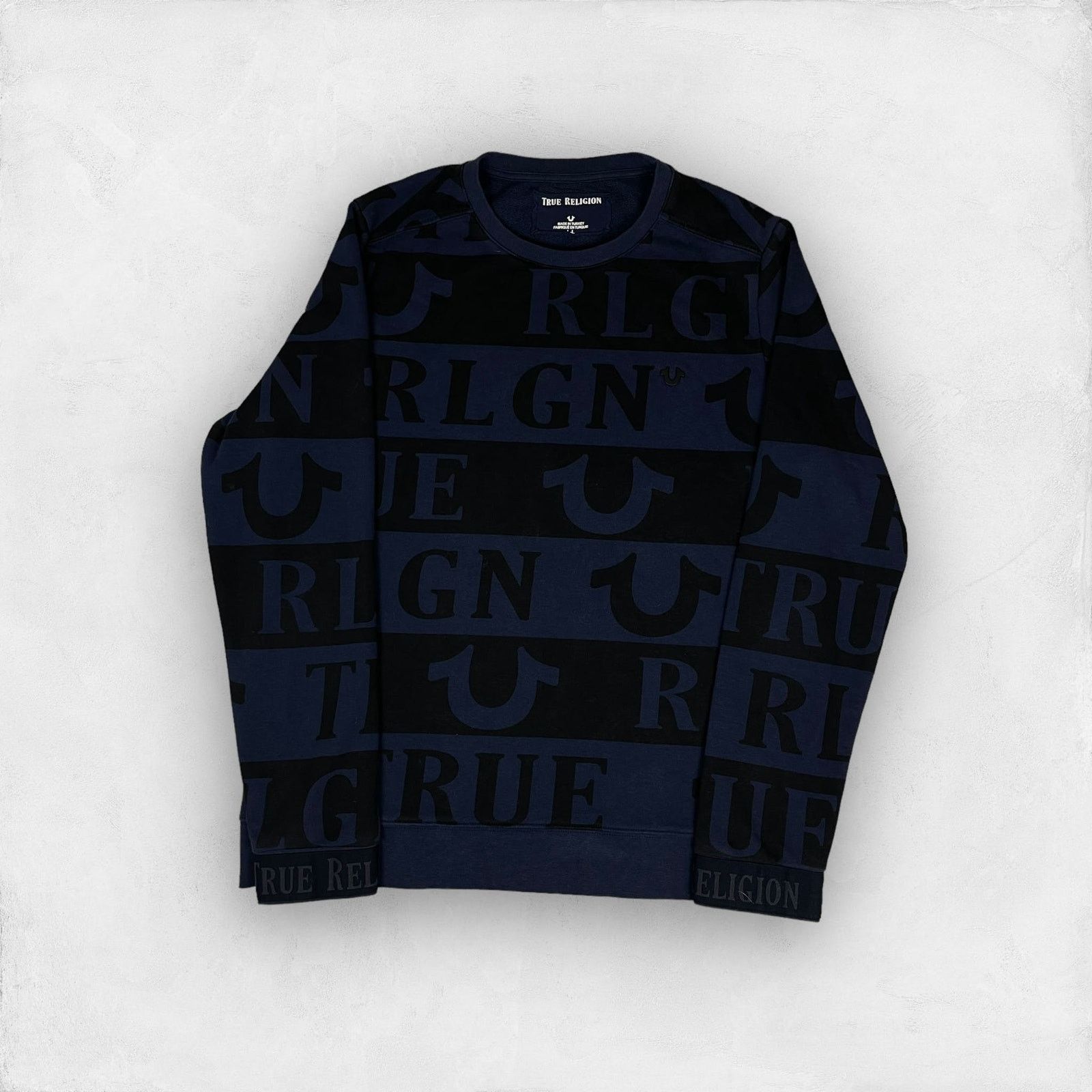 True Religion True Religion Men's Crew Neck Print Allover Sweatshirt Large Size US L / EU 52-54 / 3 - 1 Thumbnail