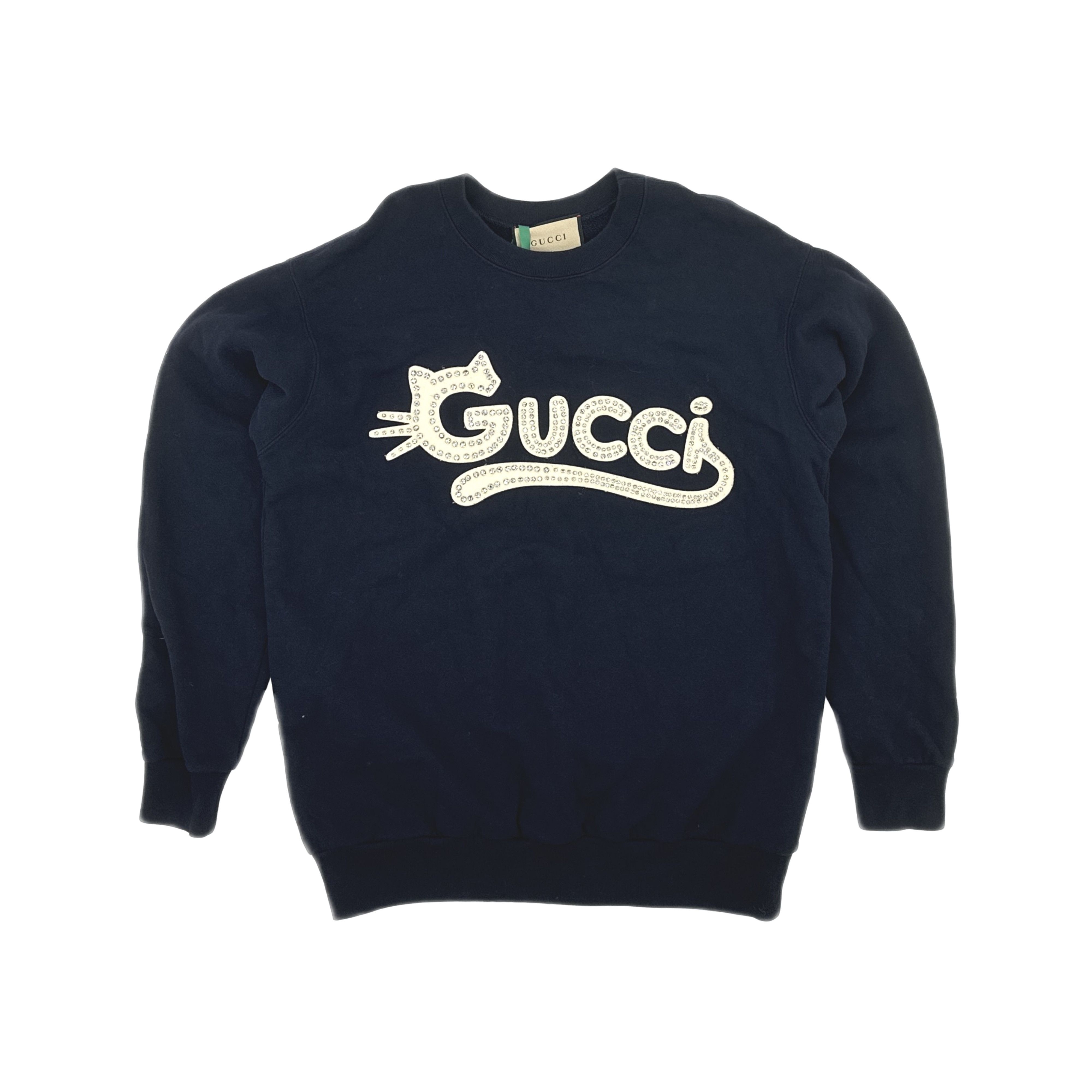 Gucci Gucci Cat Logo Sweatshirt XS Size XS / US 0-2 / IT 36-38 - 1 Thumbnail