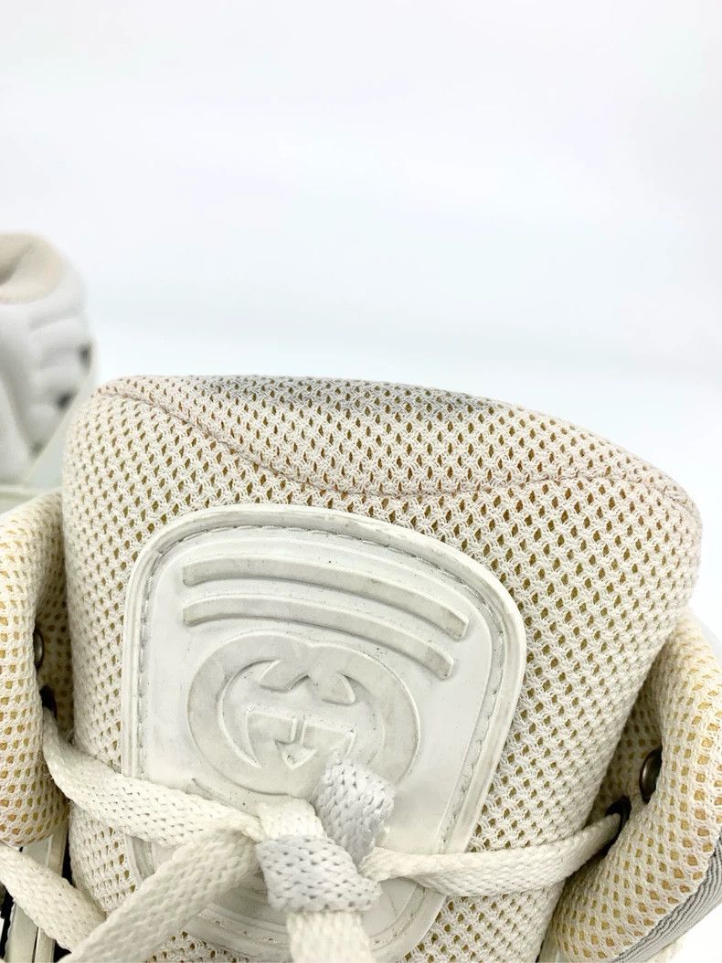 Gucci Gucci Basket Series Size 42 White High-top Basketball Shoes Size US 9 / EU 42 - 8 Thumbnail