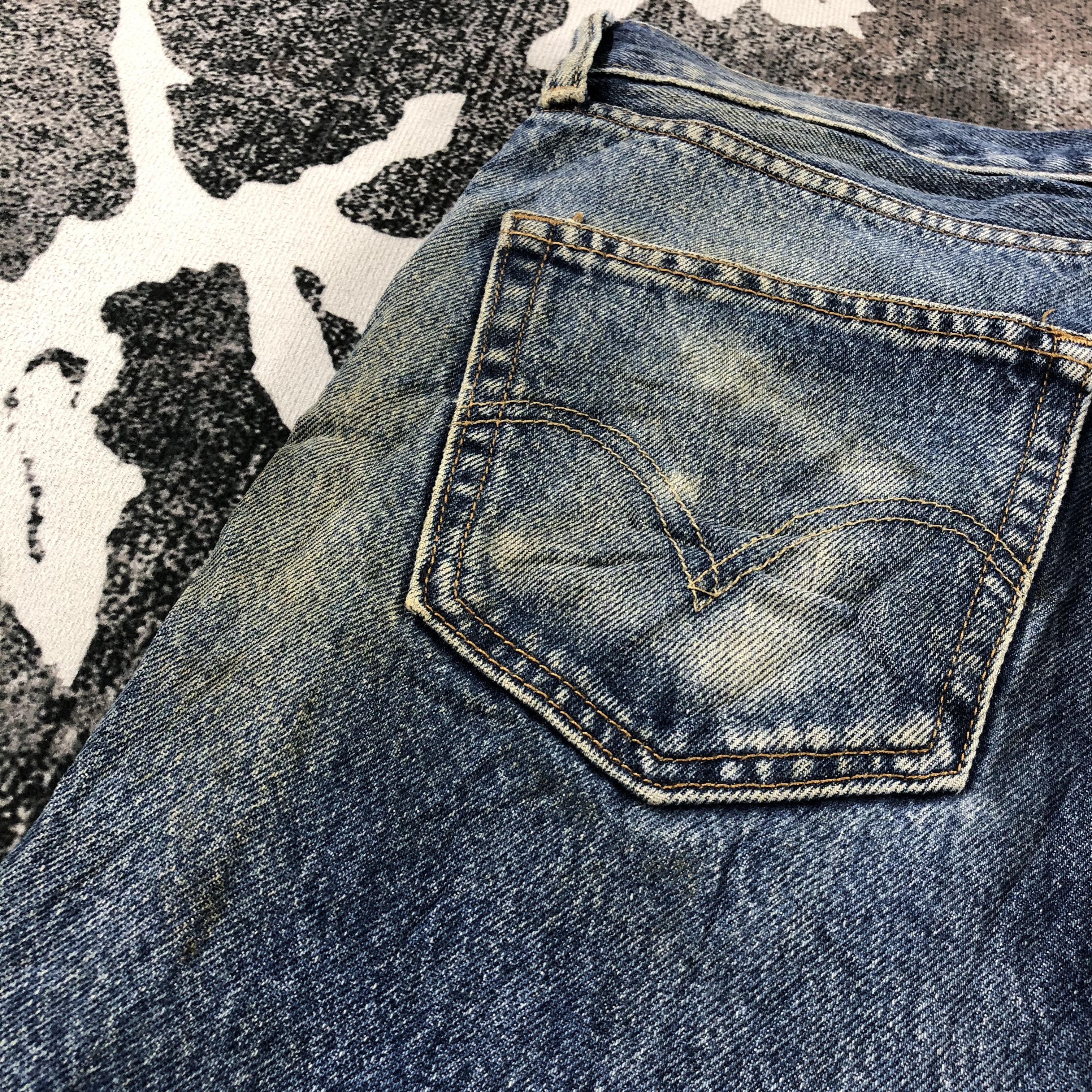 Levi's Vintage Levis 505 Jeans Rusty Wash Denim KJ1096 Size US 34 / EU 50 - 8 Thumbnail