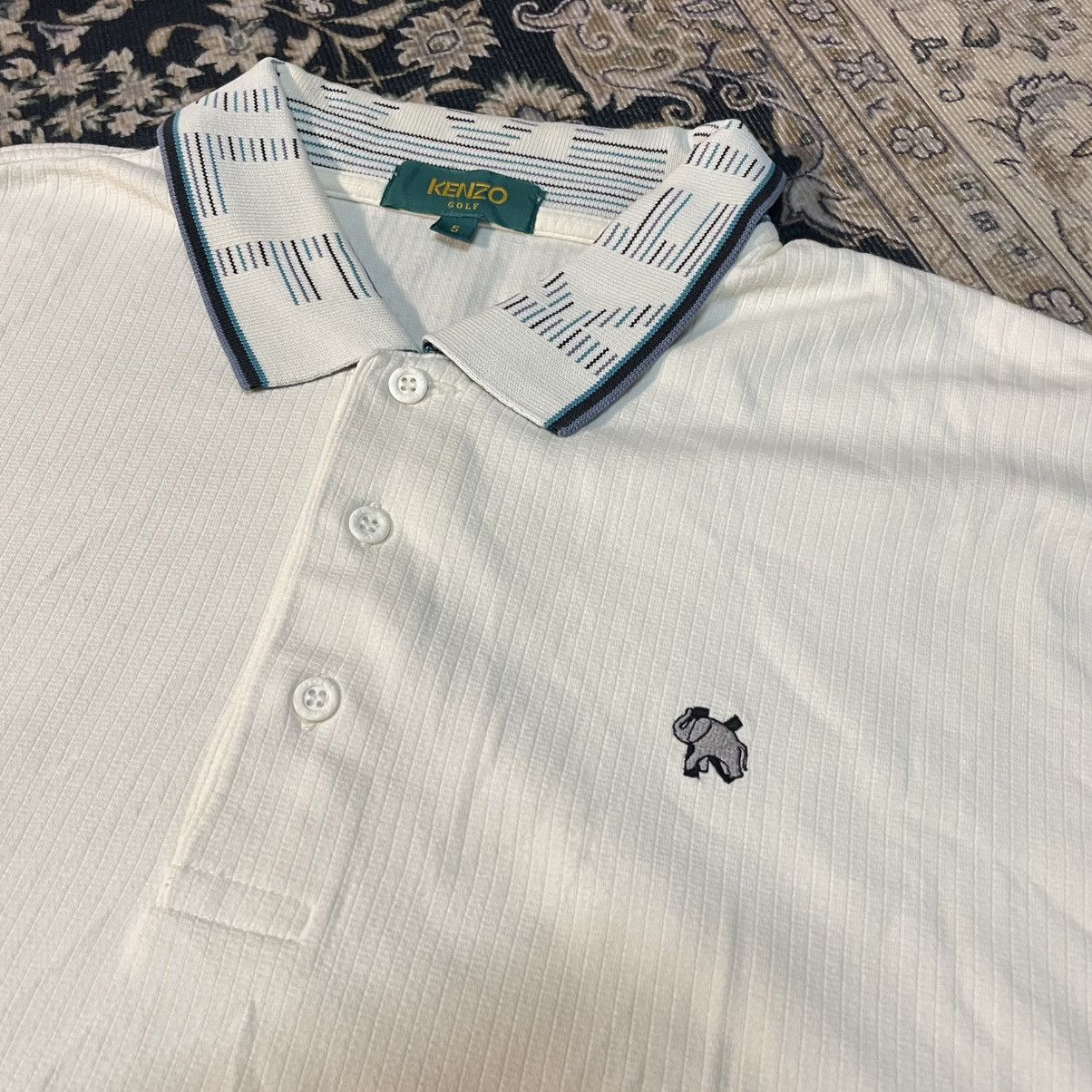 Kenzo KENZO PARIS GOLF LONG SLEEVE POLO Size US XL / EU 56 / 4 - 2 Thumbnail