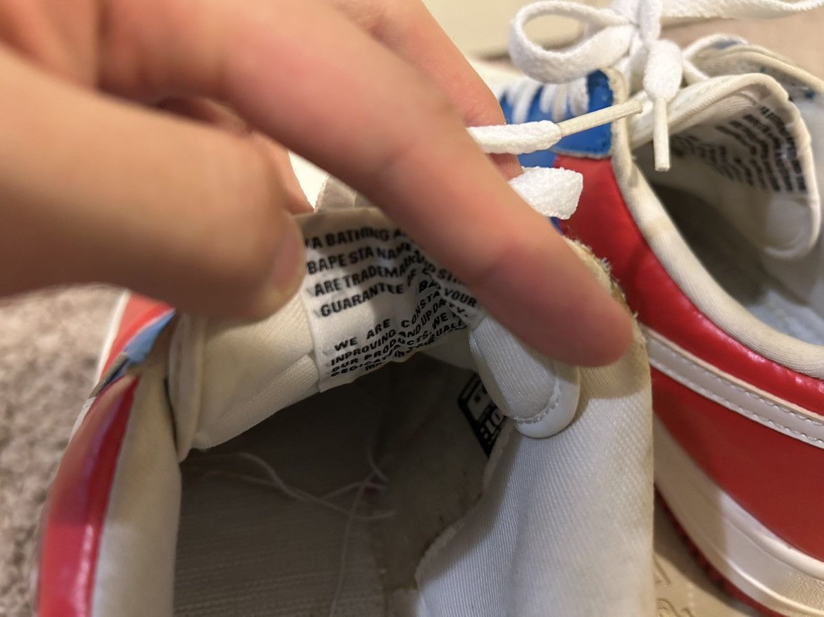 Bape Bapesta FS-001 Red/Blue/White - Size 9.5 Size US 9.5 / EU 42-43 - 5 Thumbnail