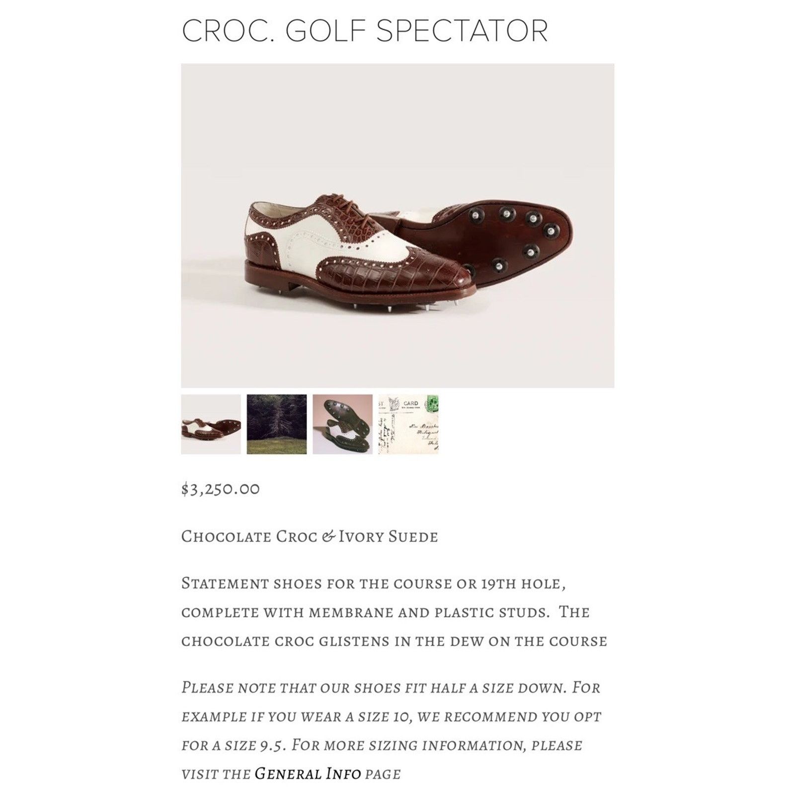 Barker Black Barker Black Crocodile Golf Spectator Suede $3250US England Size US 8.5 / EU 41-42 - 1 Thumbnail