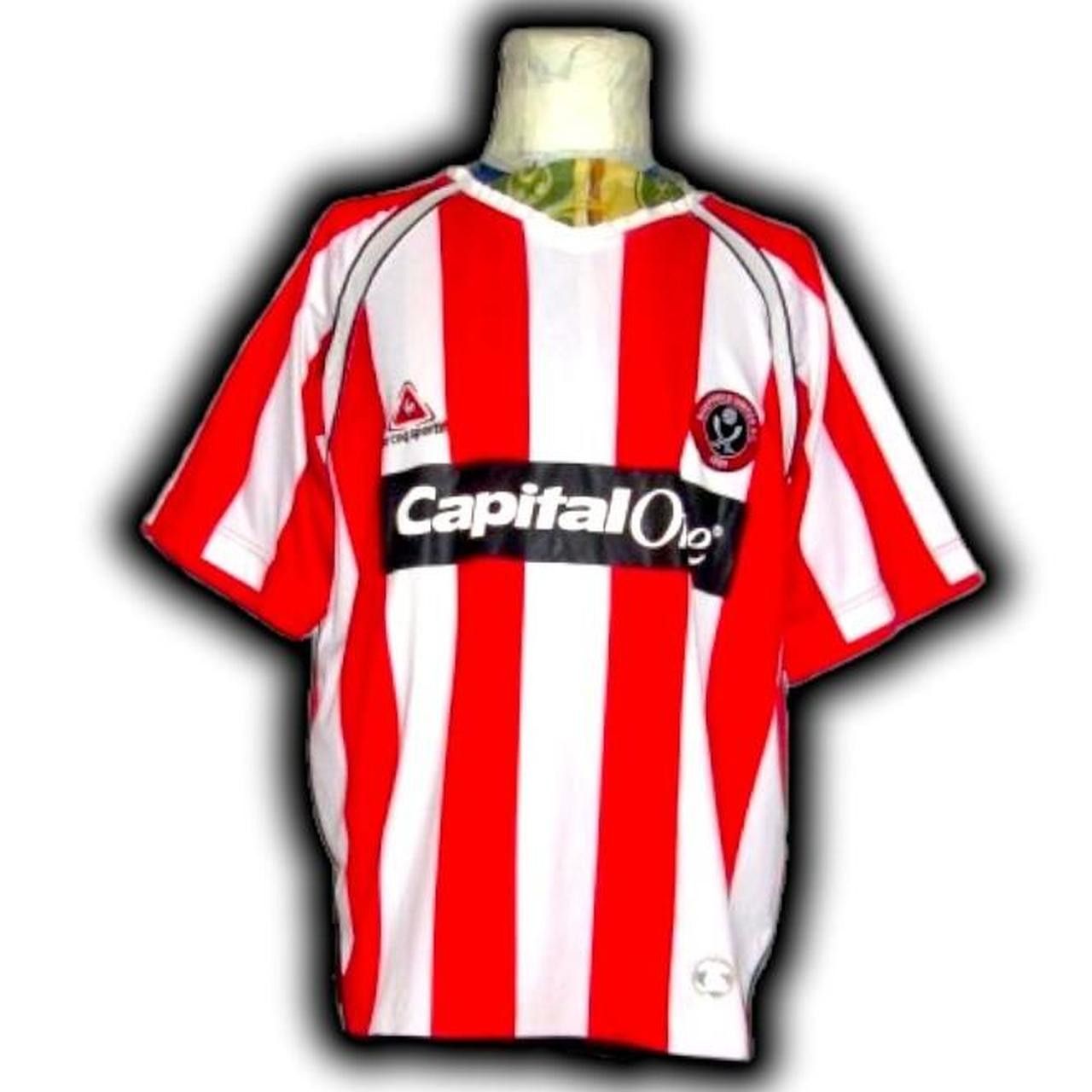 Le Coq Sportif Sheffield United England 2006 2007 Home shirt jersey Size US XL / EU 56 / 4 - 1 Thumbnail