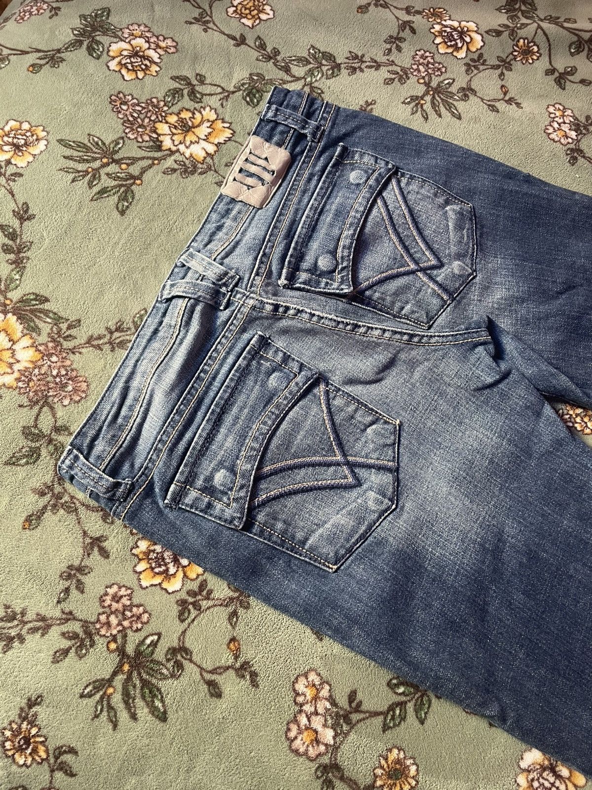 William Rast William Rast Belle Flare Jeans – Light Wash Distressed Denim Size US 33 - 3 Thumbnail