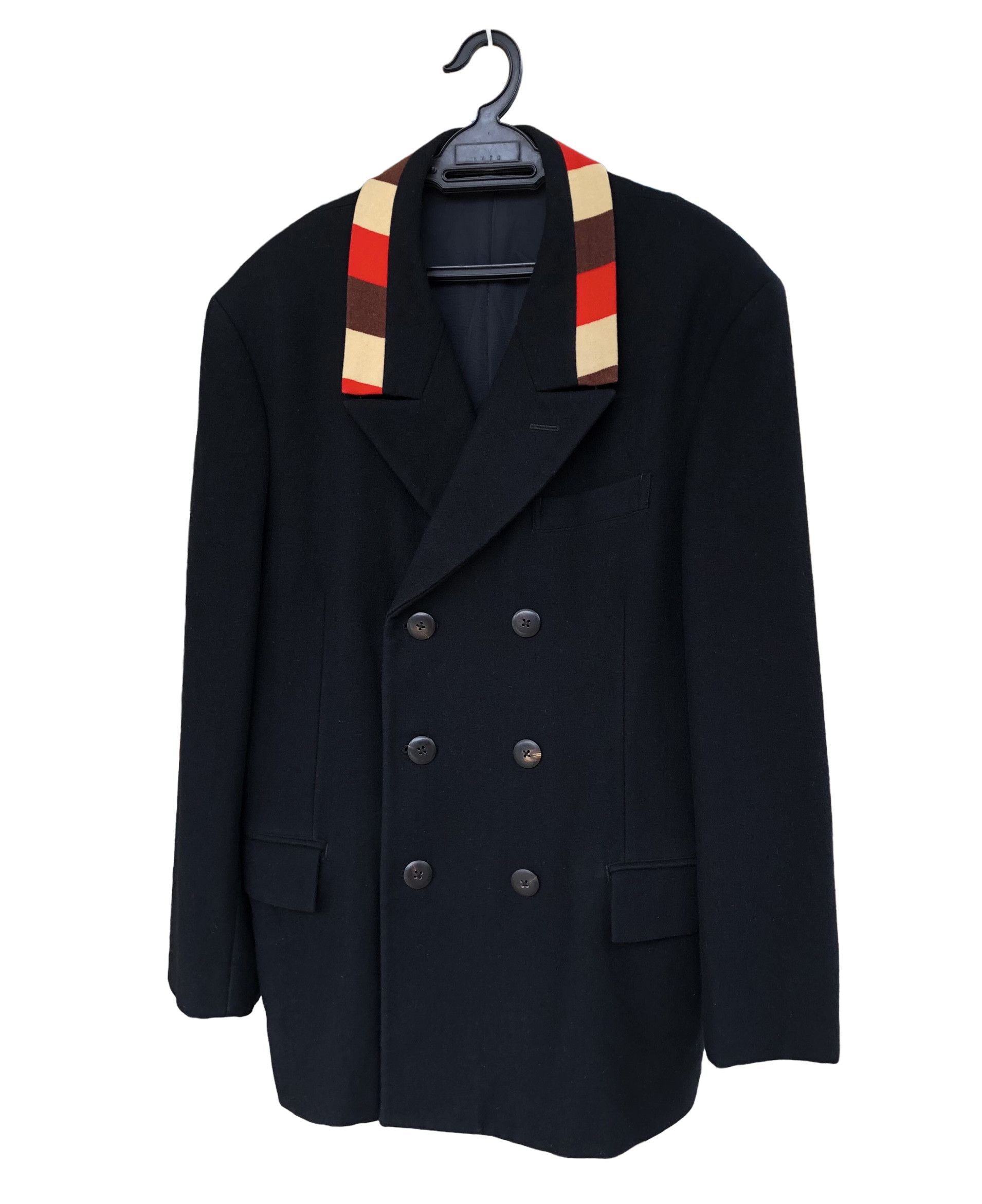 Yohji Yamamoto Rare 80s Yohji Yamamoto Pour Homme Wool Blazer Coat  