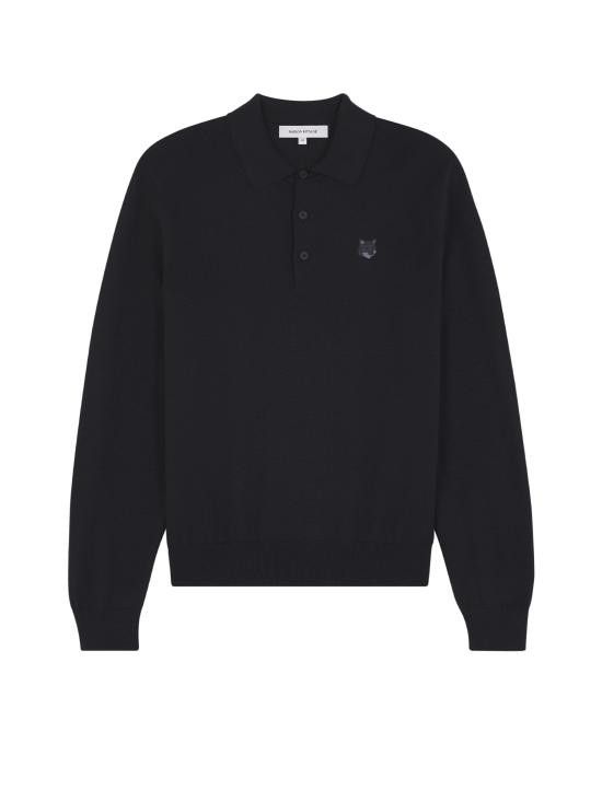 Maison Kitsune MAISON KITSUNE Men Polo Shirts MM00211KT1036 P199 Black Size US XXL / EU 58 / 5 - 1 Thumbnail