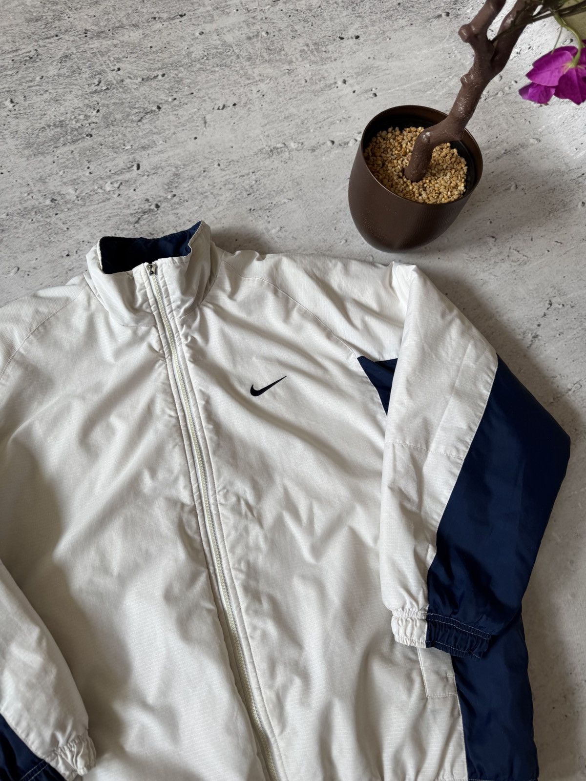 Nike × Vintage NIKE VINTAGE BASIC LOGO OVERSIZE BAGGY LIGHT JACKET Size US M / EU 48-50 / 2 - 4 Thumbnail