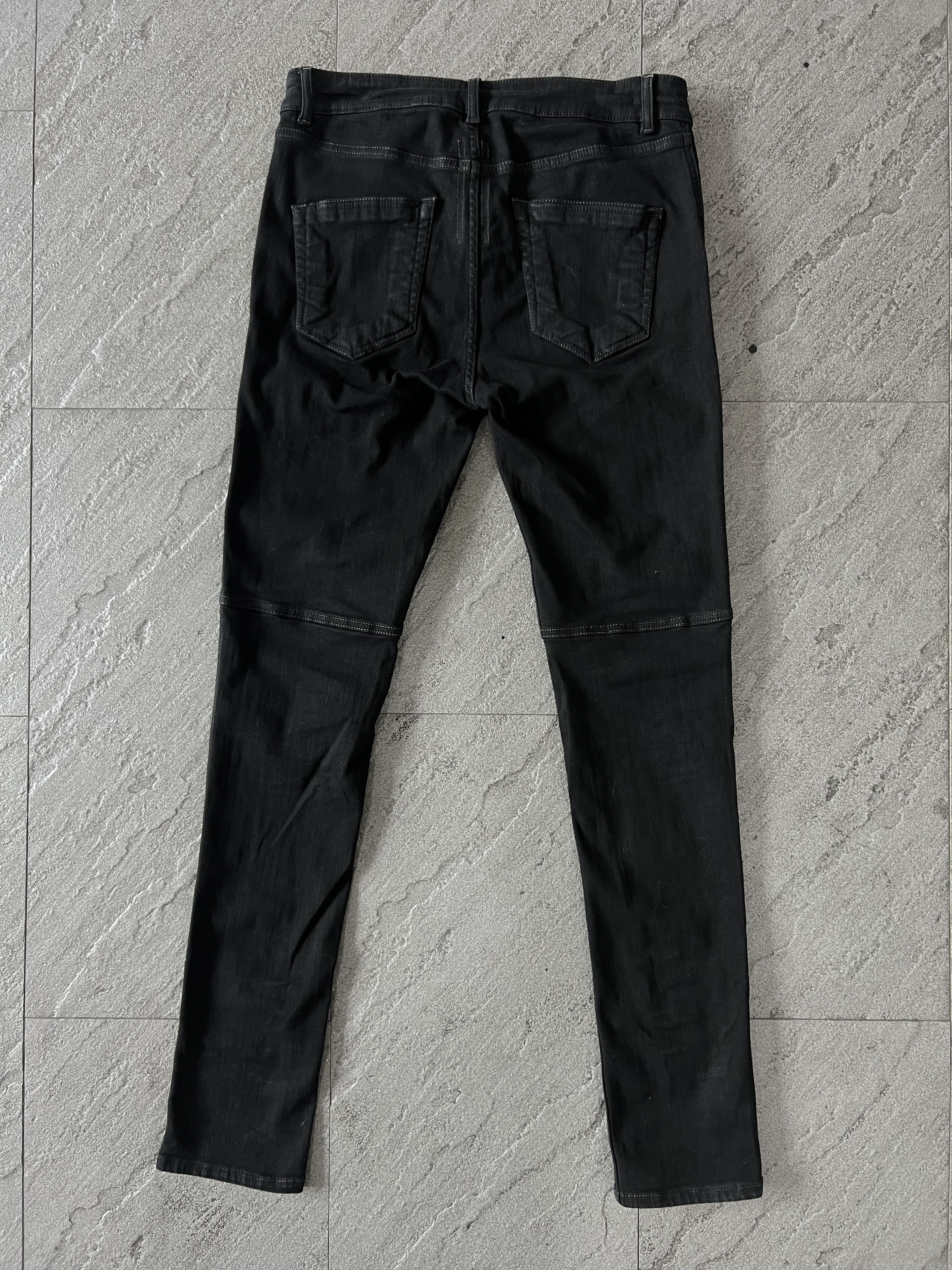 Rick Owens Drkshdw Rick Owens Rick Owens DRKSHDW Waxed Nagakin Denim Jeans S Size US 32 / EU 48 - 2 Thumbnail