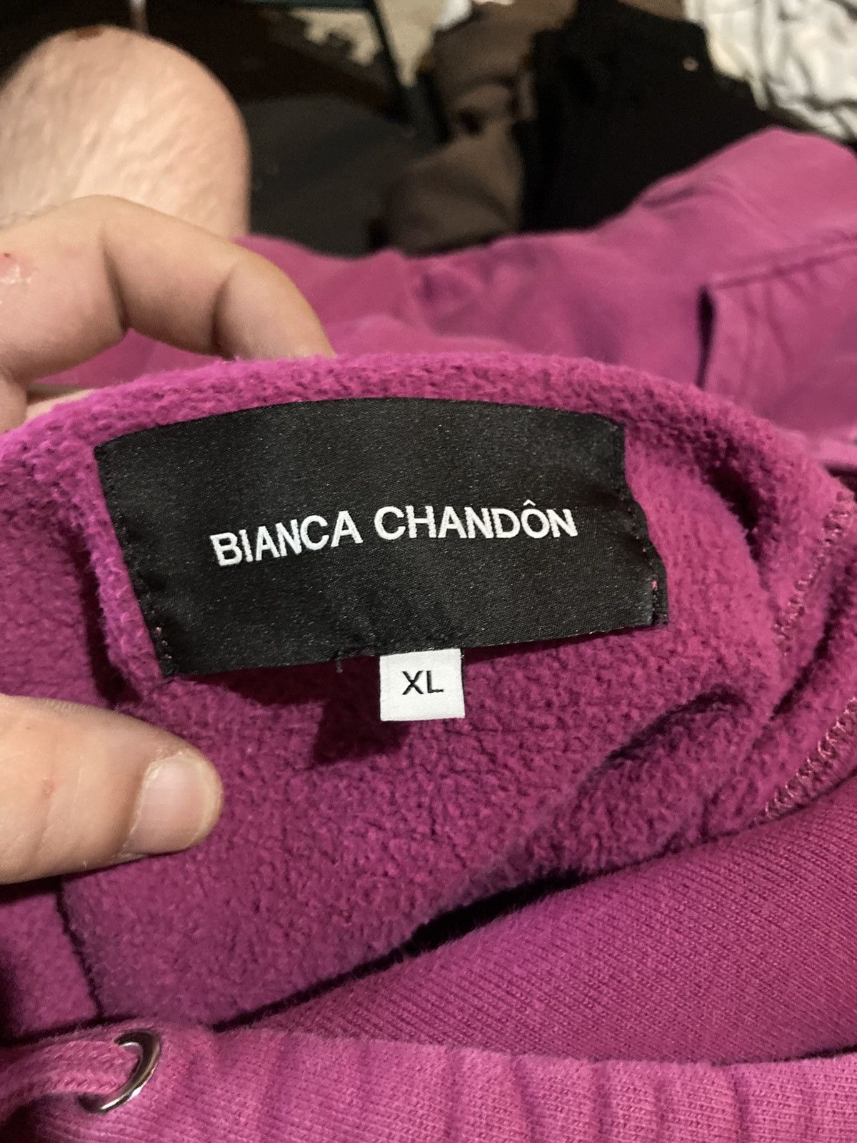 BIANCA CHANDON Bianca Chandon Fuchsia Hoodie Size US XL / EU 56 / 4 - 3 Thumbnail