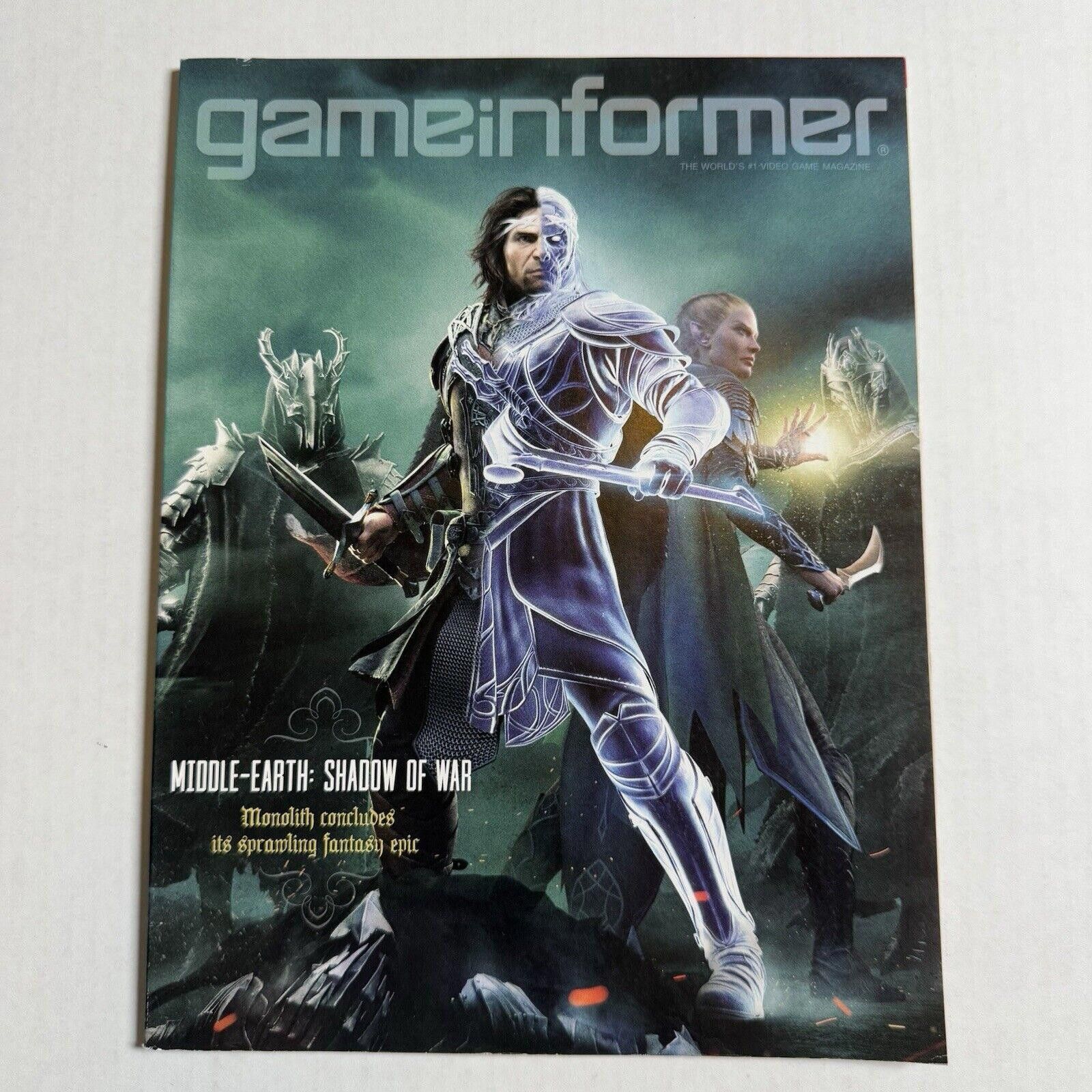 Designer Game Informer Issue #294 OCT 2017 MIDDLE EARTH OoP NM+ Size ONE SIZE - 2 Thumbnail