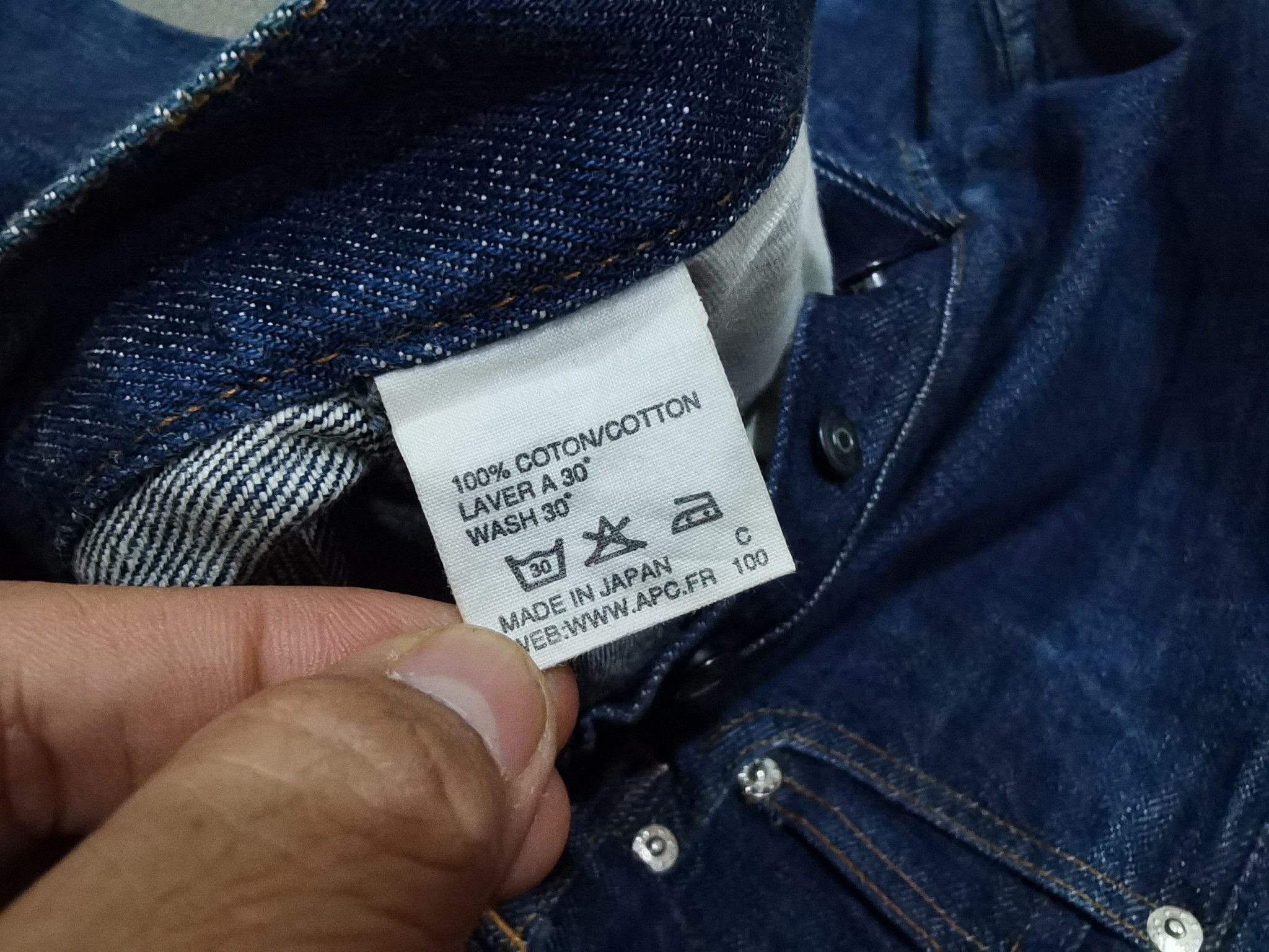 A.P.C. Vintage A. P. C selvedge japan man W24 3439 Size US 26 / EU 42 - 5 Thumbnail
