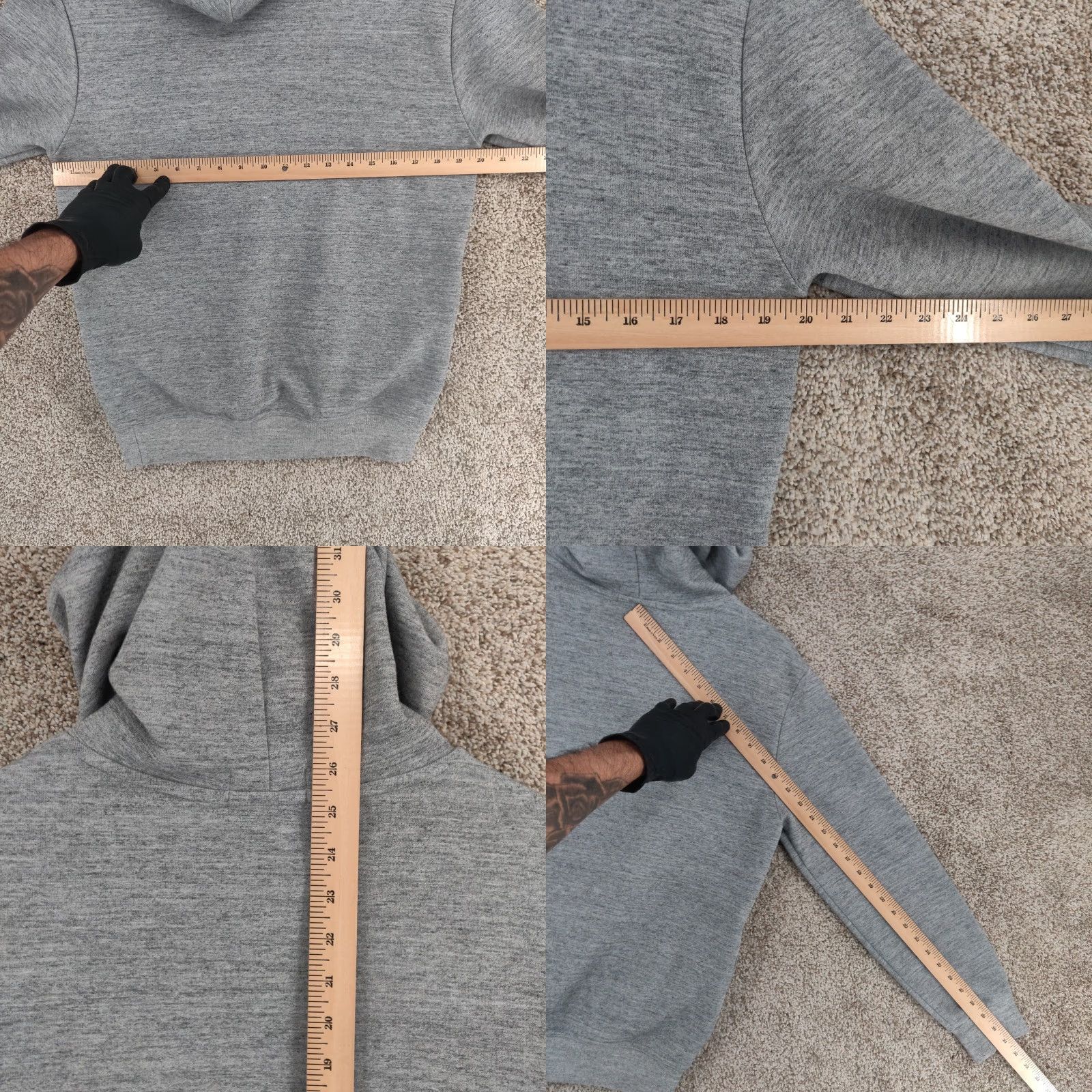 Polo Ralph Lauren Polo Ralph Lauren Hoodie Mens Small Gray Double Knit Big Pony Graphic Logo Size US S / EU 44-46 / 1 - 9 Thumbnail