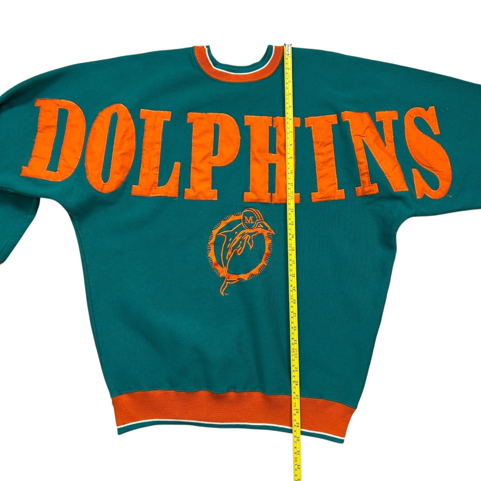 NFL VTG 90s NFL MIAMI DOLPHINS LEGENDS SPELL OUT SWEATSHIRT Size US XL / EU 56 / 4 - 12 Thumbnail
