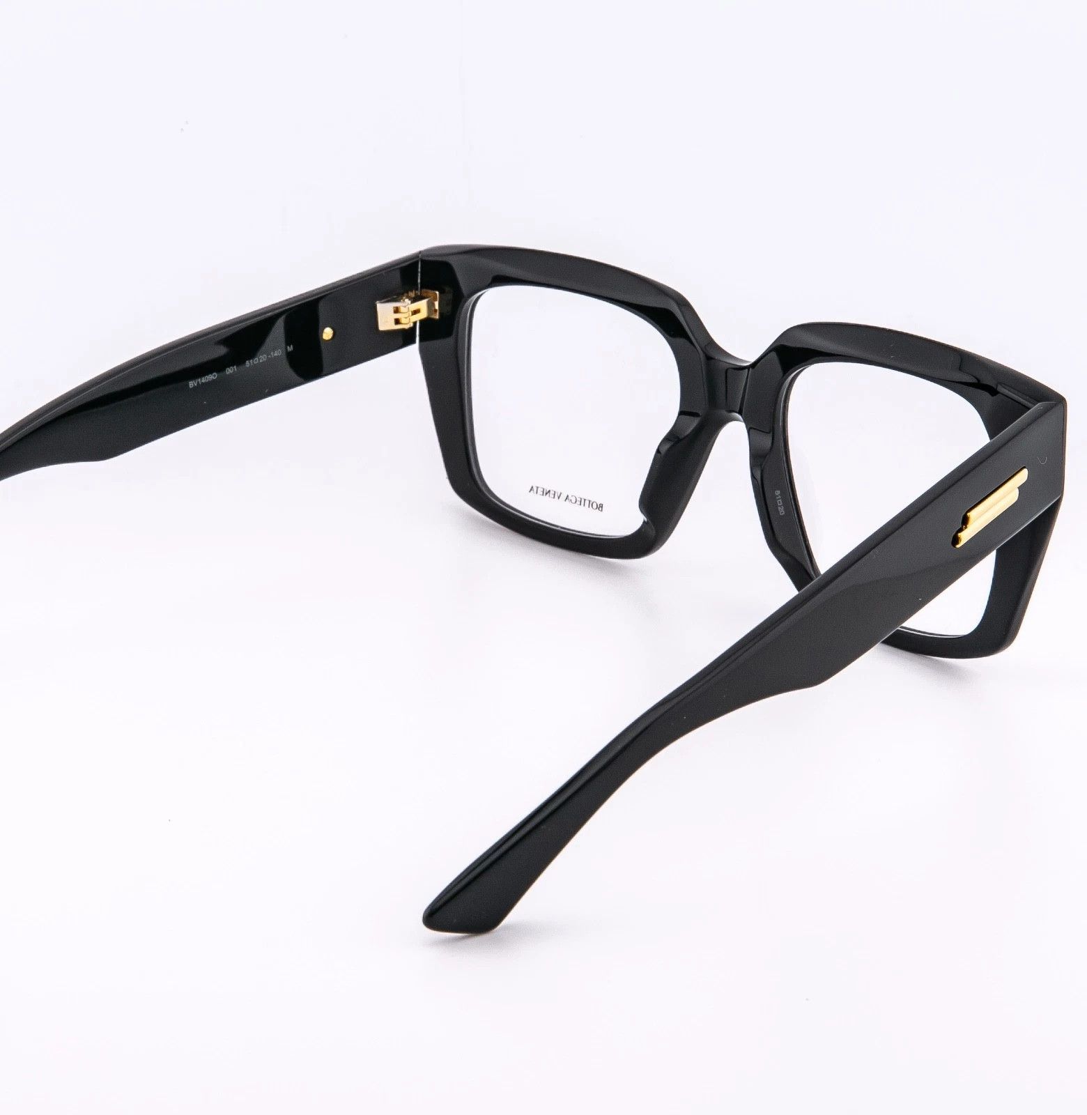 Bottega Veneta BOTTEGA VENETA MITRE 1409 BV1409O Optical Eyeglasses 001 Size ONE SIZE - 3 Thumbnail