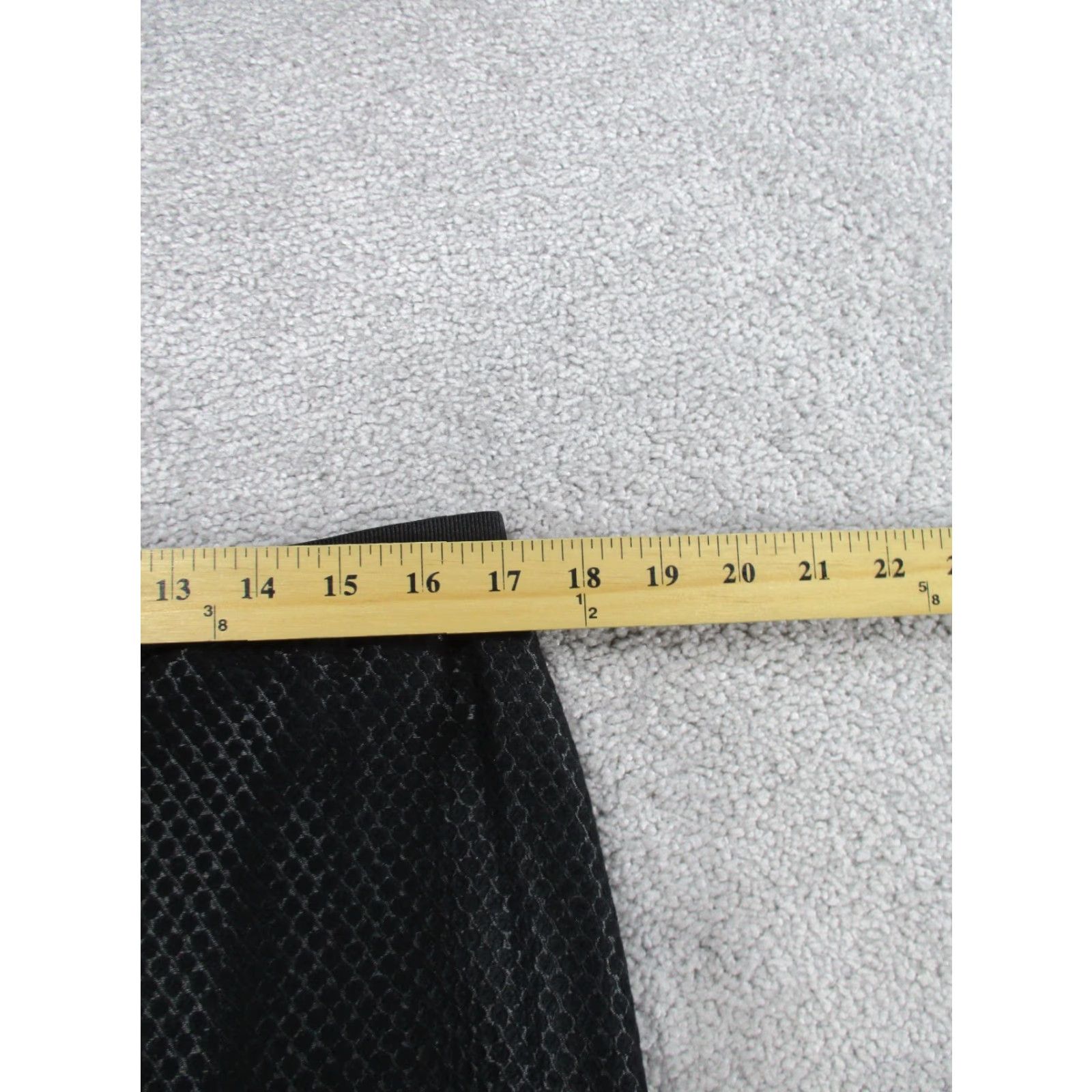 Ann Taylor VINTAGE Ann Taylor Skirt Womens 12 Black Textured Fishtail Pencil NEW Size 34" / US 12 / IT 48 - 4 Thumbnail