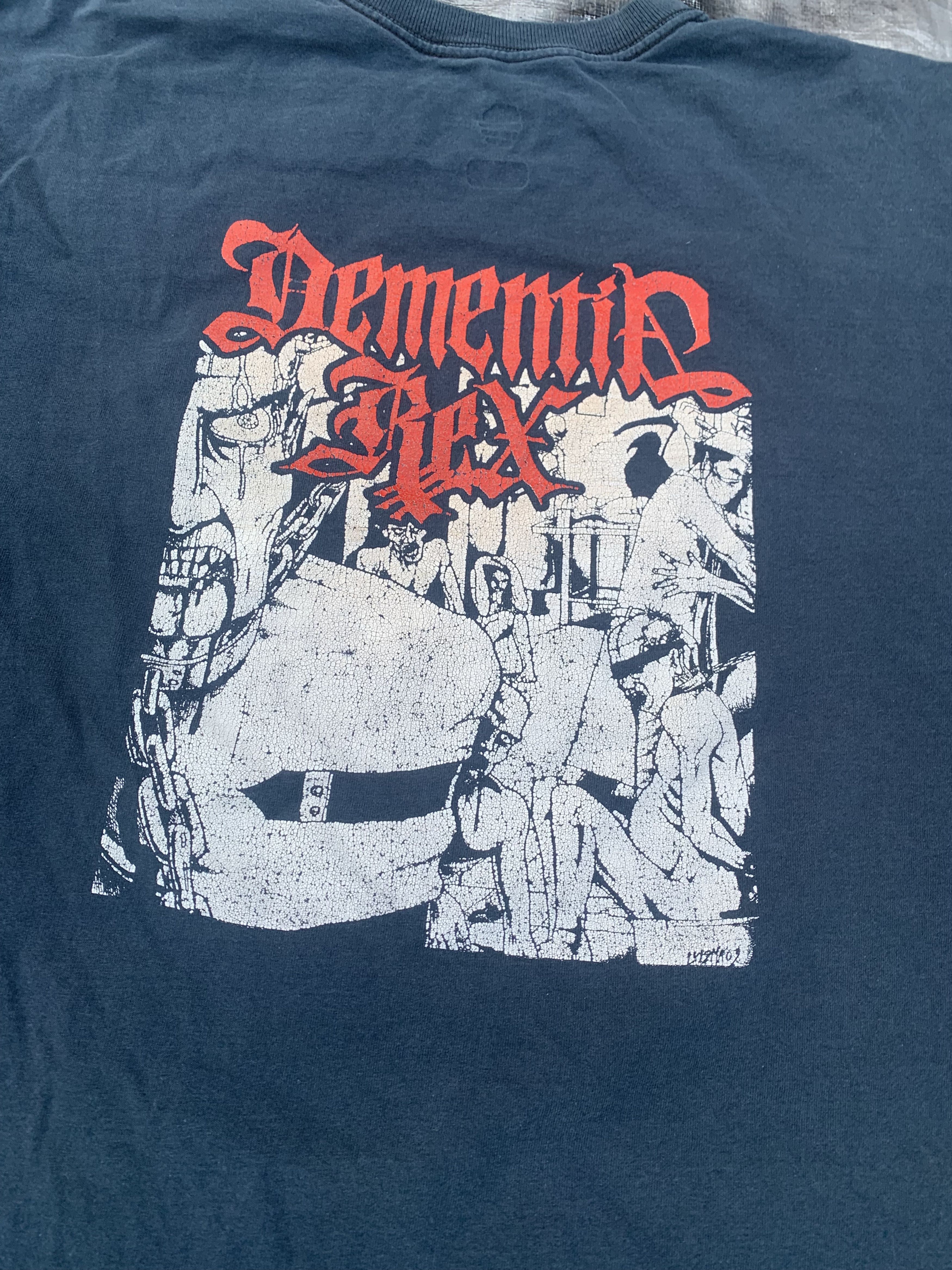 Band Tees × Vintage Original 00s Haemorrhage / Impaled Split Album Tshirt 2XL Size US XXL / EU 58 / 5 - 5 Thumbnail