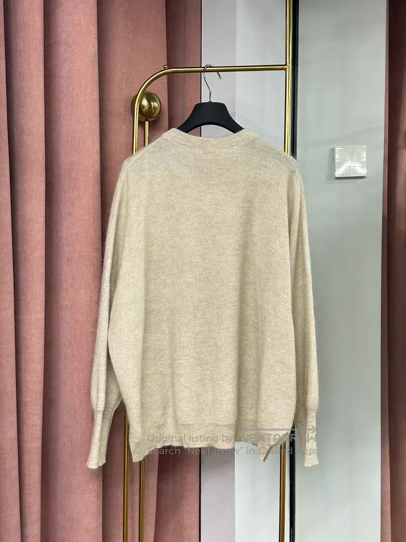 Brunello Cucinelli Brunello Cucinelli Mohair Knit Sweater Long Sleeve Top Size S / US 4 / IT 40 - 5 Thumbnail
