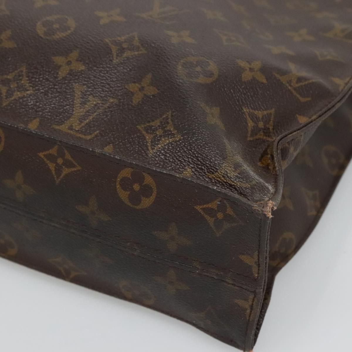 Louis Vuitton LOUIS VUITTON Monogram Sac Plat Hand Bag M51140 Size ONE SIZE - 9 Thumbnail