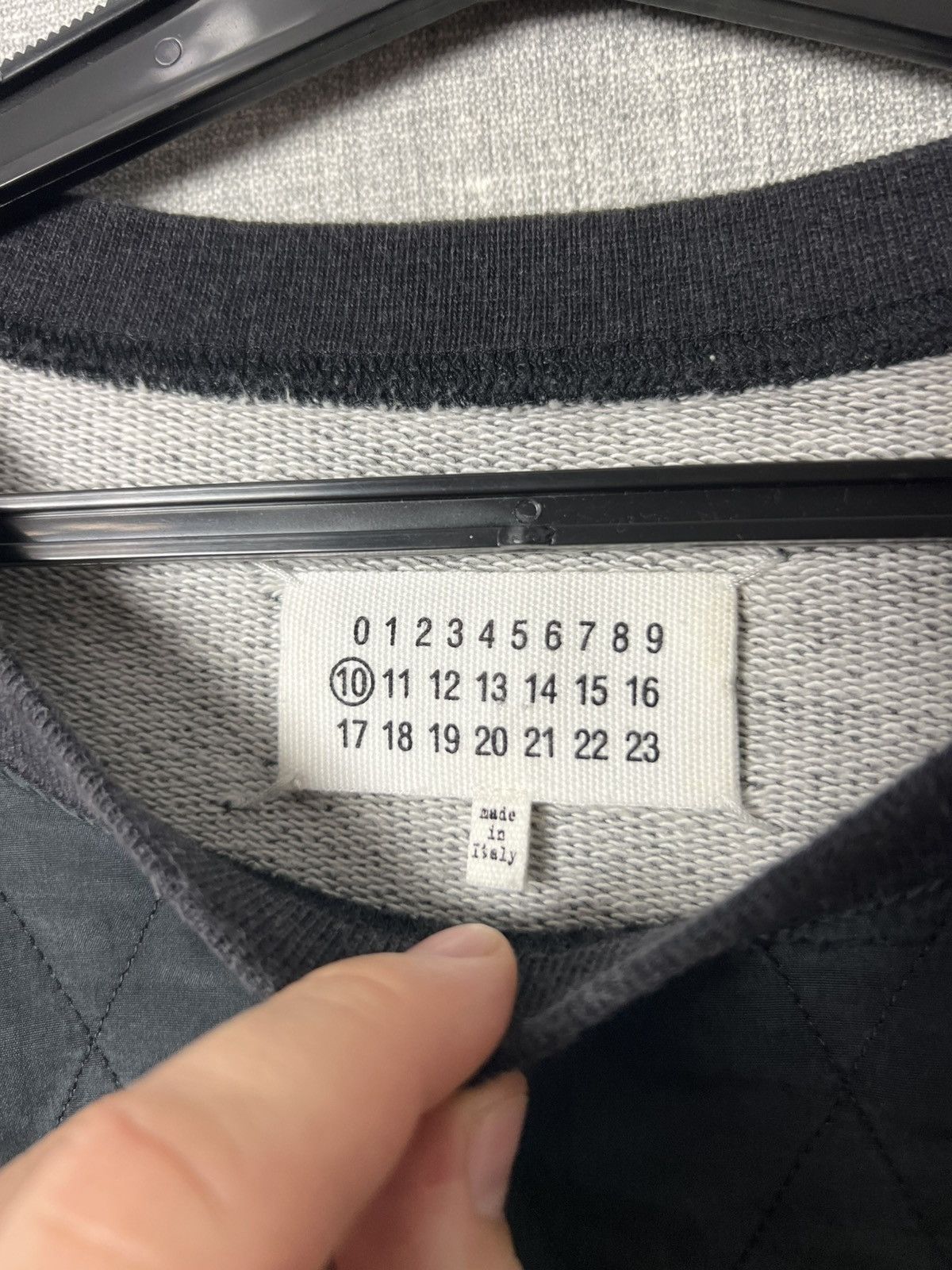 Maison Margiela Maison Martin Margiela 10 Line Hybrid Quilted Sweatshirt Size US M / EU 48-50 / 2 - 12 Thumbnail
