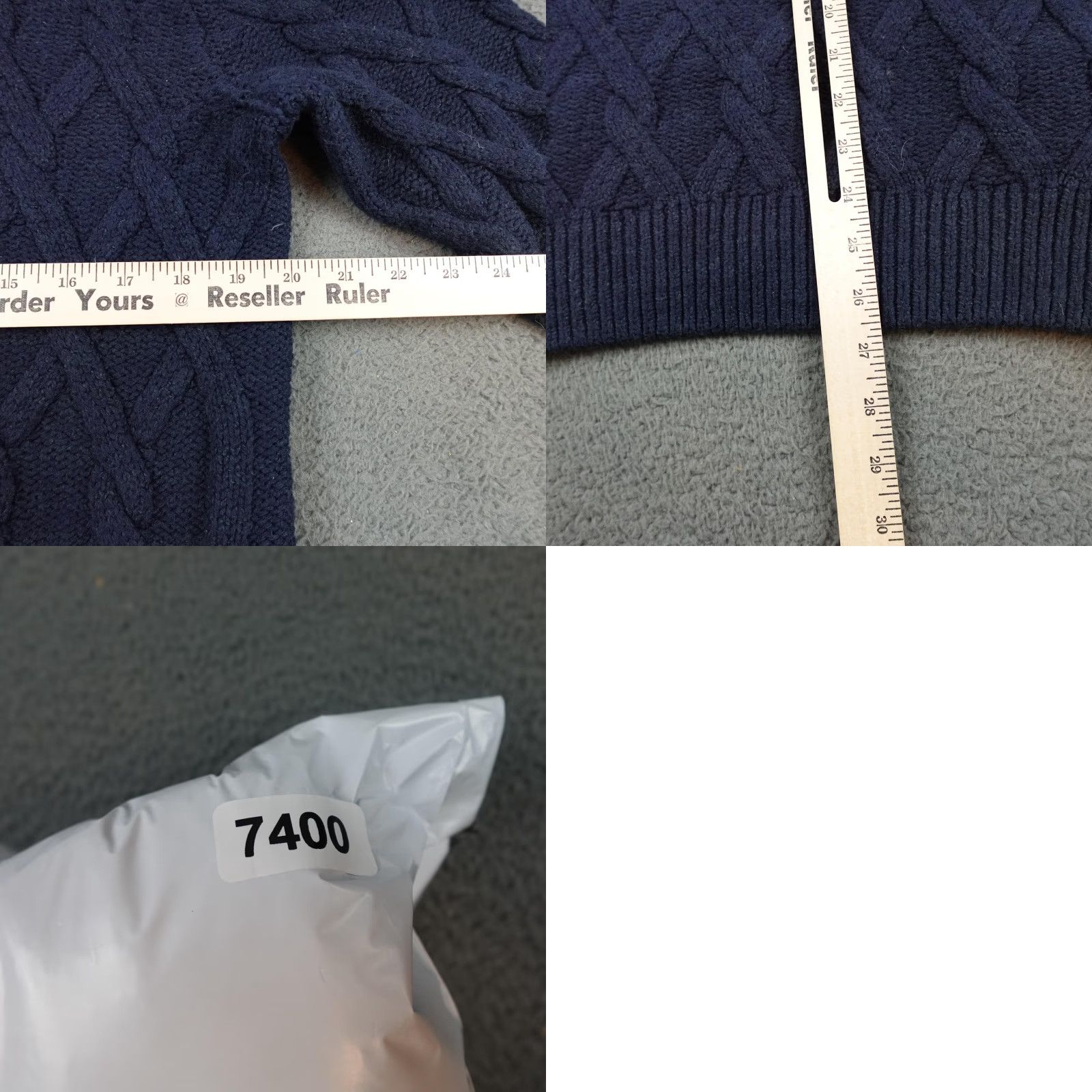 Abercrombie & Fitch **Abercrombie & Fitch Mens XL Navy Cable Knit Pullover Sweater** User: Abercrombie & Fitch Mens XL Navy Cable Knit Pullover Sweater Size US XL / EU 56 / 4 - 8 Thumbnail