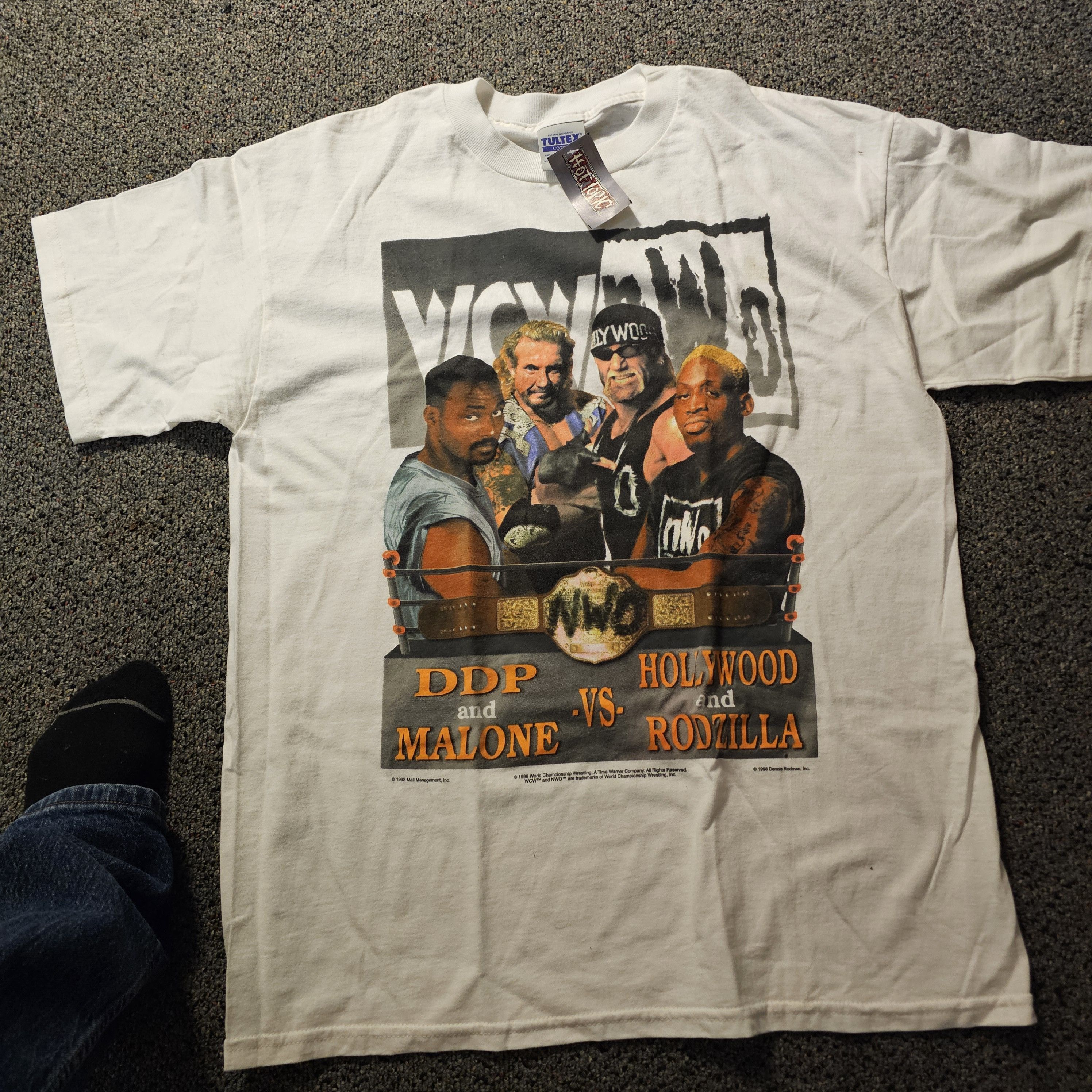 Tultex NOS 1998 WCW DDP Malone V.S. Rodman Hogan Size L Size US L / EU 52-54 / 3 - 1 Thumbnail