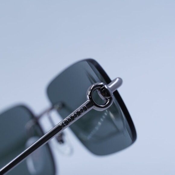 Gucci 🕶️ New Gucci GG1703S 001 Sunglasses - Ruthenium Frame Size ONE SIZE - 8 Thumbnail