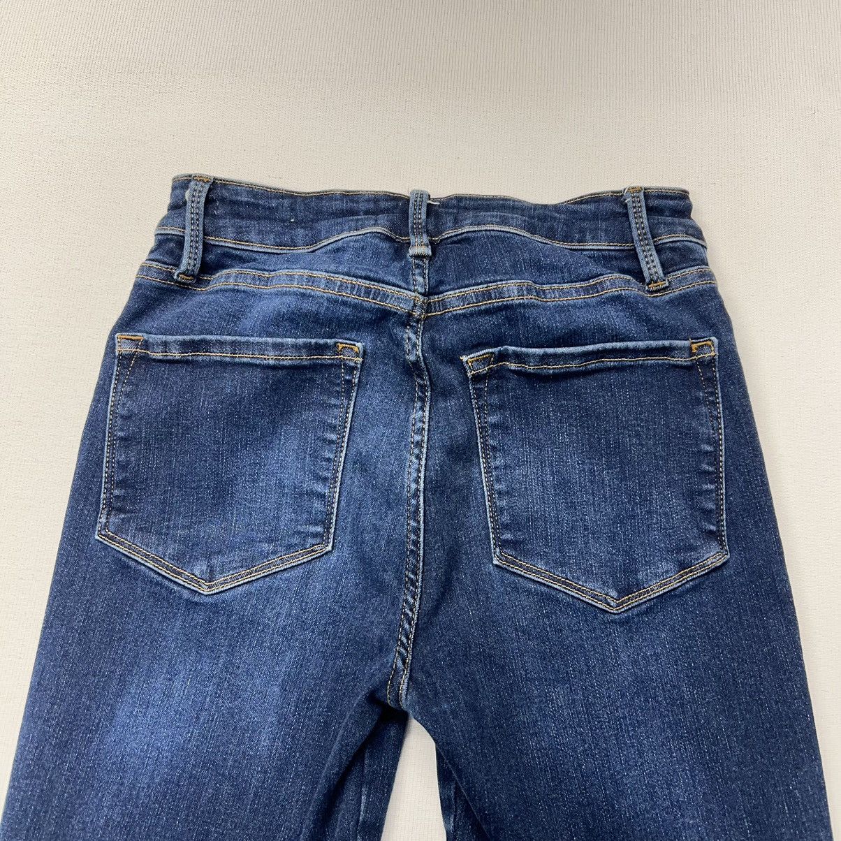 Frame Frame Jeans Blue Le One Skinny Denim Stretch Dark Kodak Wash Size 24" / US 00 / IT 34 - 11 Thumbnail