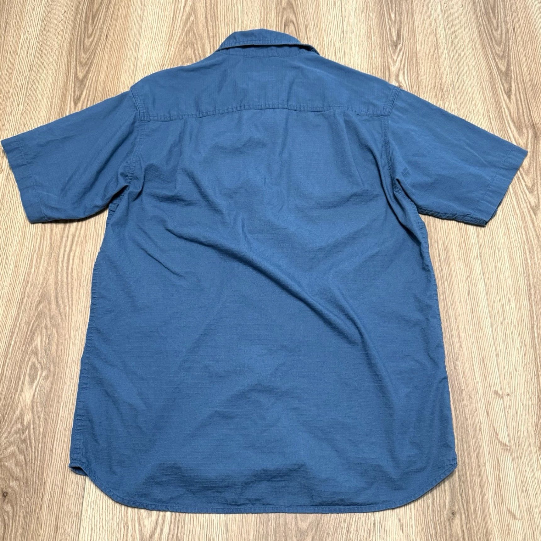 Vintage VINTAGE Red Head Brand Men’s Short Sleeve Button-Up Shirt M Blue Pockets Embroidered Fish Size US M / EU 48-50 / 2 - 7 Thumbnail