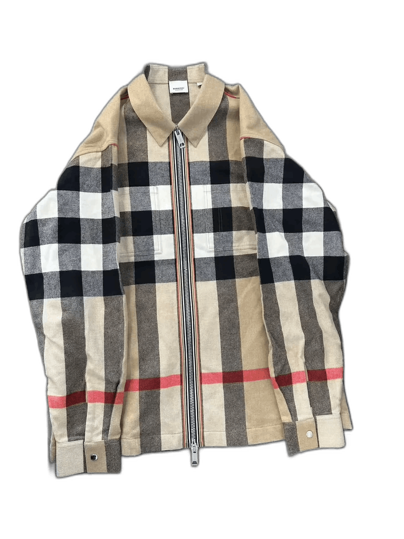 Burberry Burberry Classic Check Jacket in Khaki Size US XL / EU 56 / 4 - 1 Thumbnail