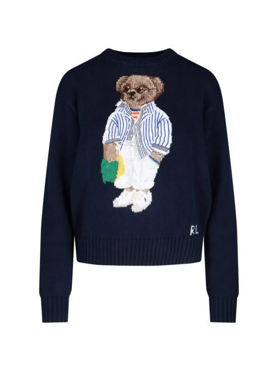Polo Ralph Lauren POLO RALPH LAUREN Women Sweater 211 959288 001 Blue Size L / US 10 / IT 46 - 1 Thumbnail