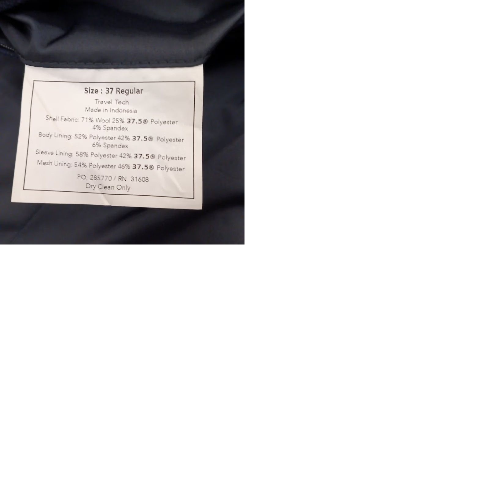 Jos. A. Bank Jos A Bank Mens Blazer Slim Fit Blue Plaid Wool Blend Travel Canvas 37 Size 36R - 9 Thumbnail