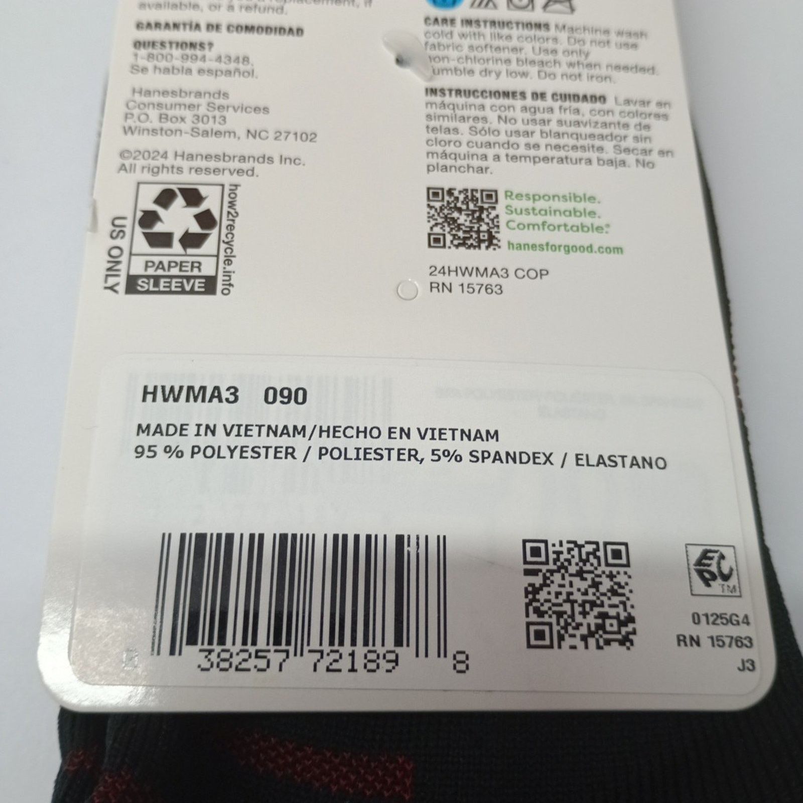 Hanes Hanes Ankle Socks 6 Pairs Women's Size 5-9 Black Seamless Size ONE SIZE - 4 Thumbnail