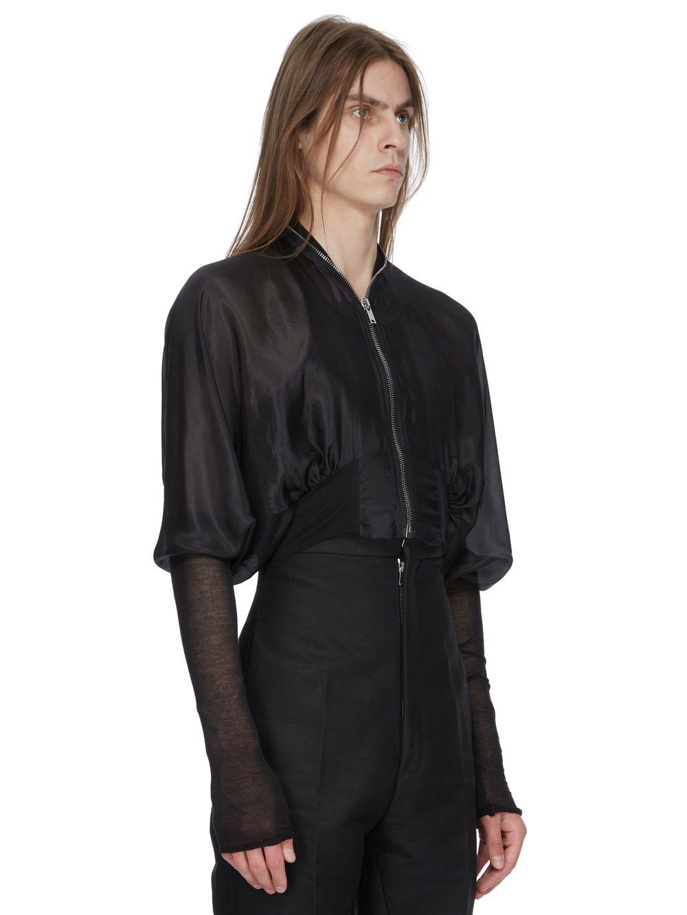 Rick Owens BNWT SS24 RICK OWENS "LIDO" BATWING FLIGHT JACKET 52 Size US L / EU 52-54 / 3 - 11 Thumbnail